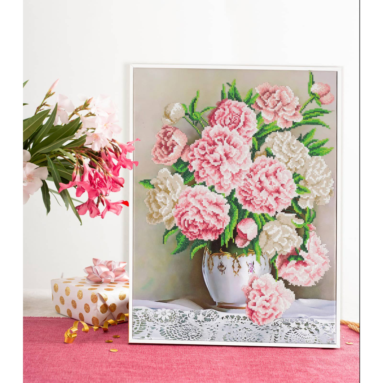 Diamond Dotz&#xAE; Carnation Bouquet Diamond Painting Kit