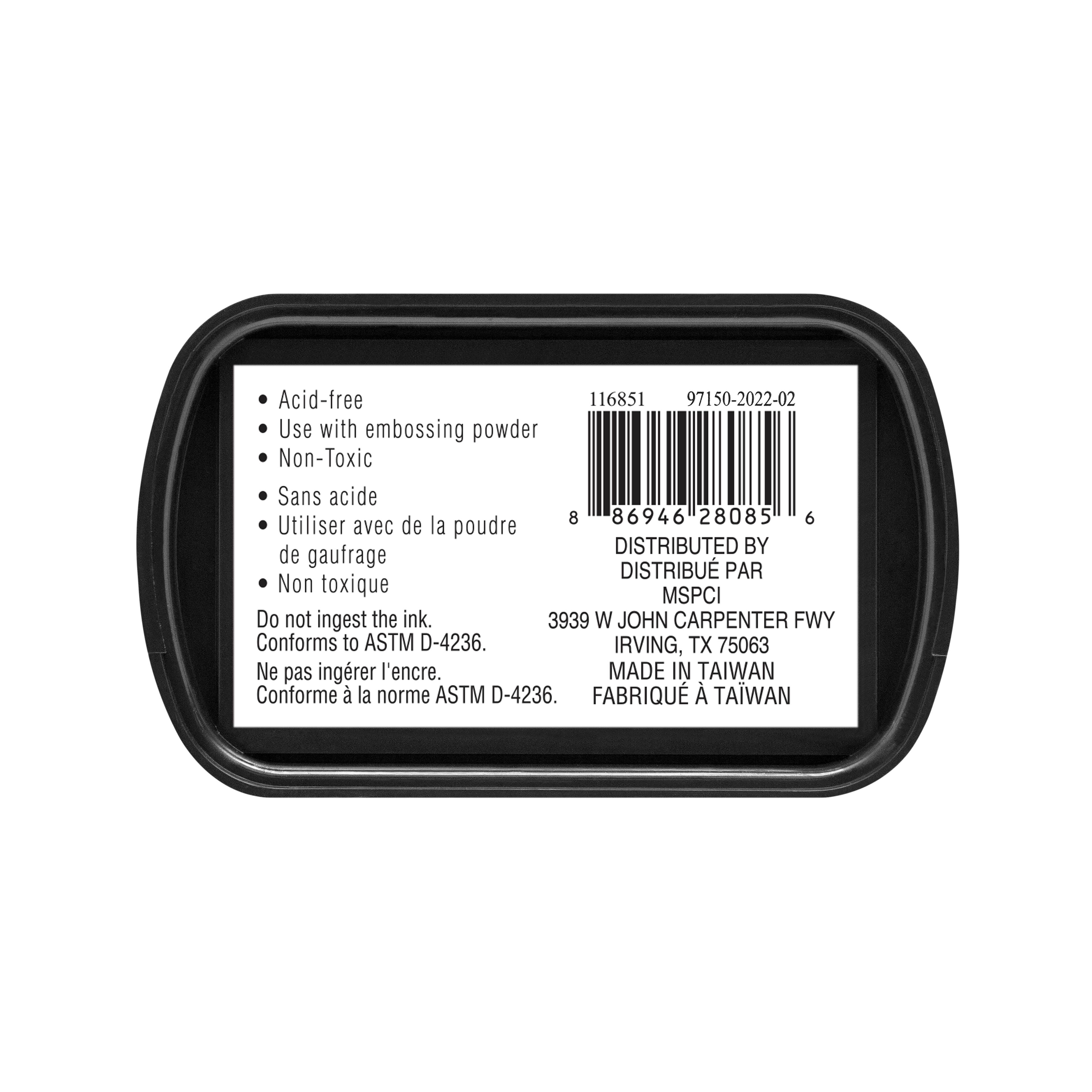 12 Pack: Pigment Ink Pad by Recollections&#x2122;