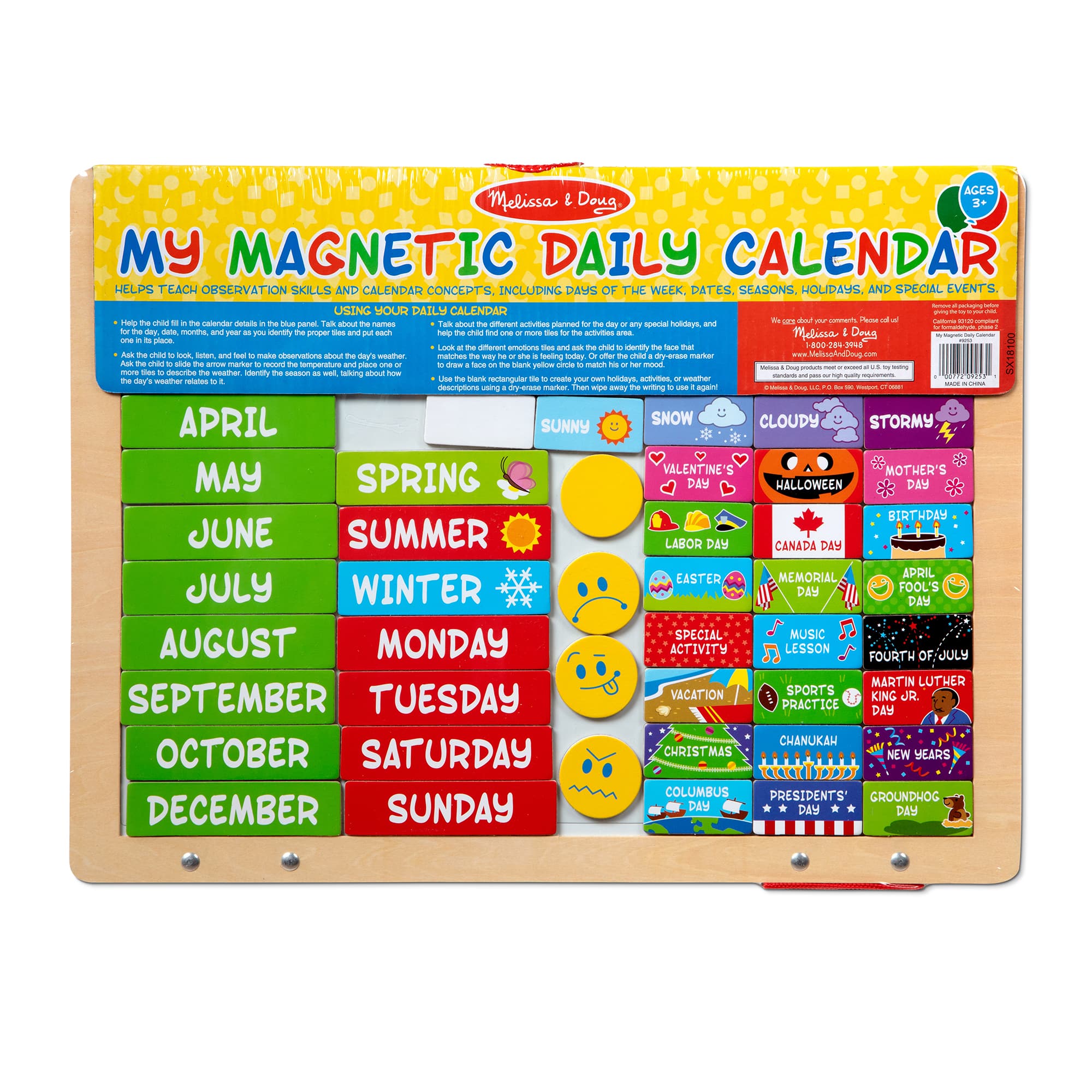 Melissa Doug My First Daily Magnetic Calendar Michaels Melissa Doug My First Daily Magnetic Calendar Michaels