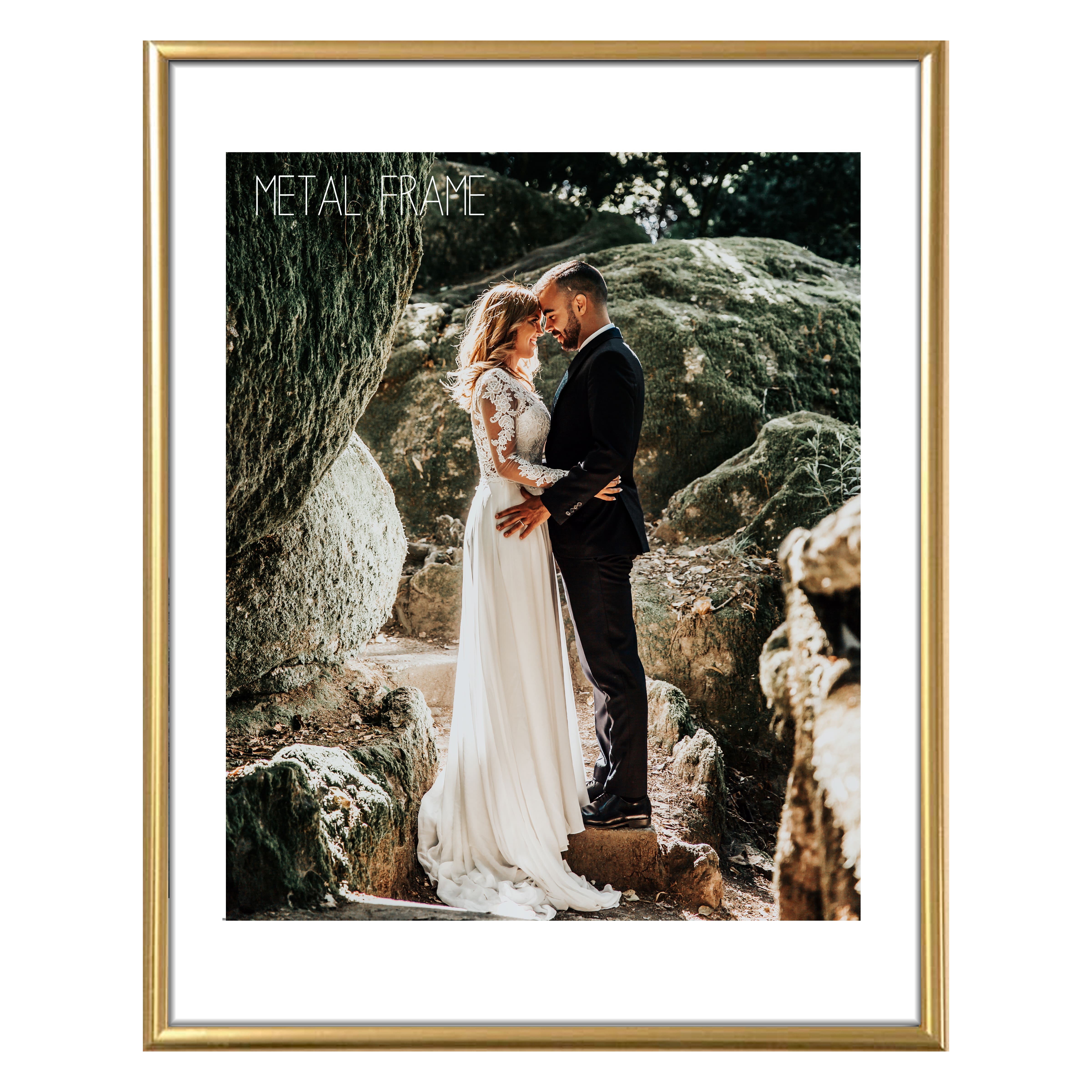 Timeless Frames&#xAE; Gold Metal Frame with Mat