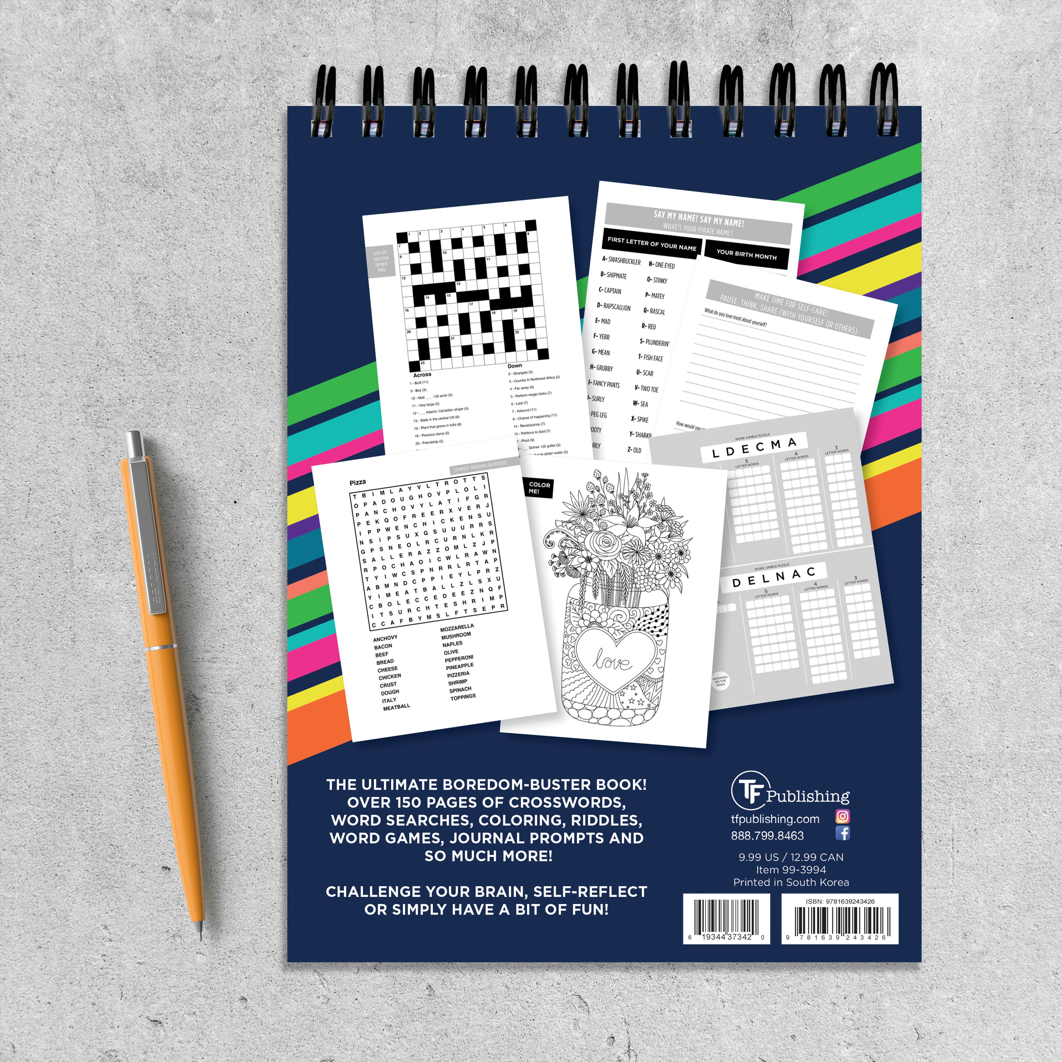 TF Publishing Brain Games Assorted Puzzle Book