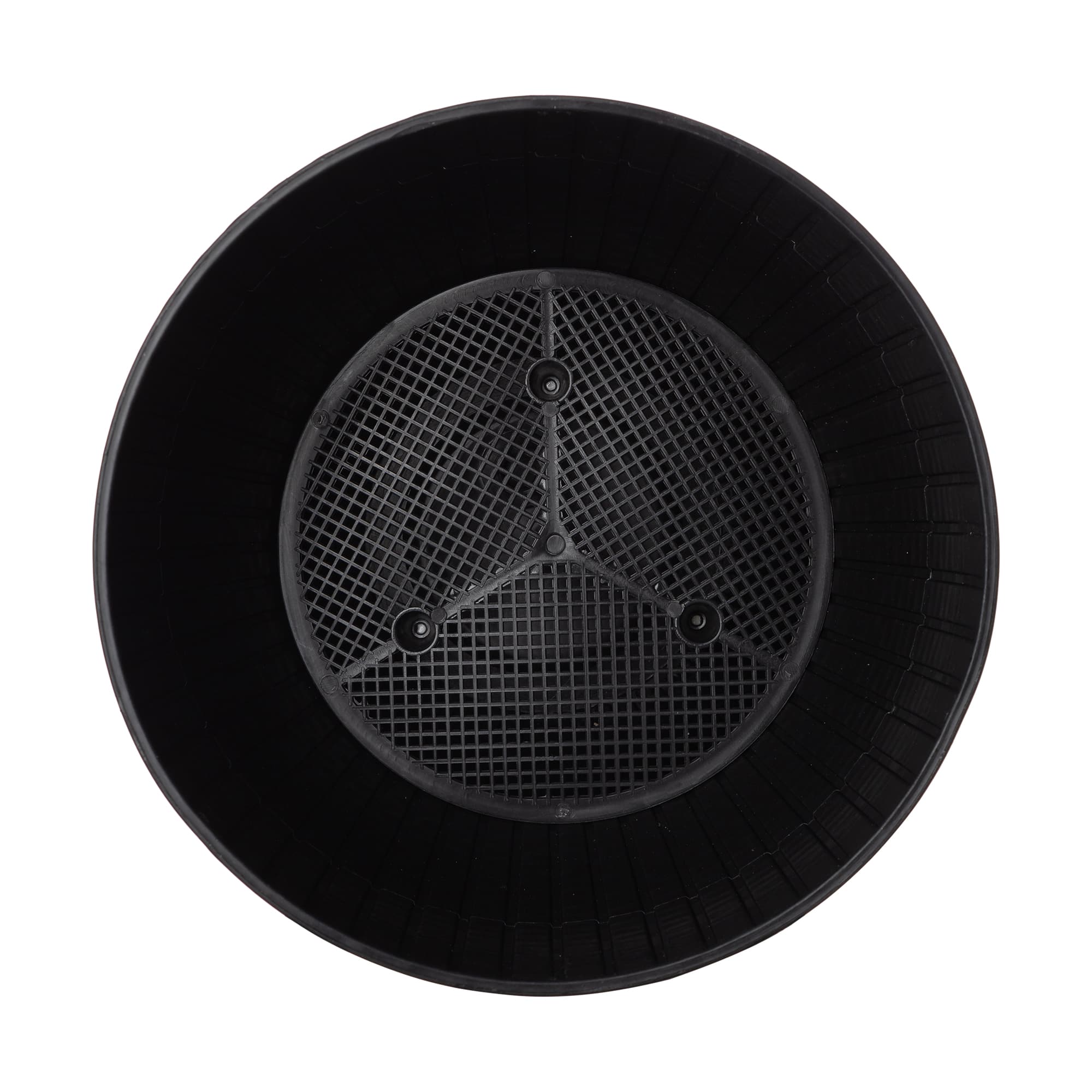 Glitzhome® 30" Solar Lighted Black Plastic Hanging Planter