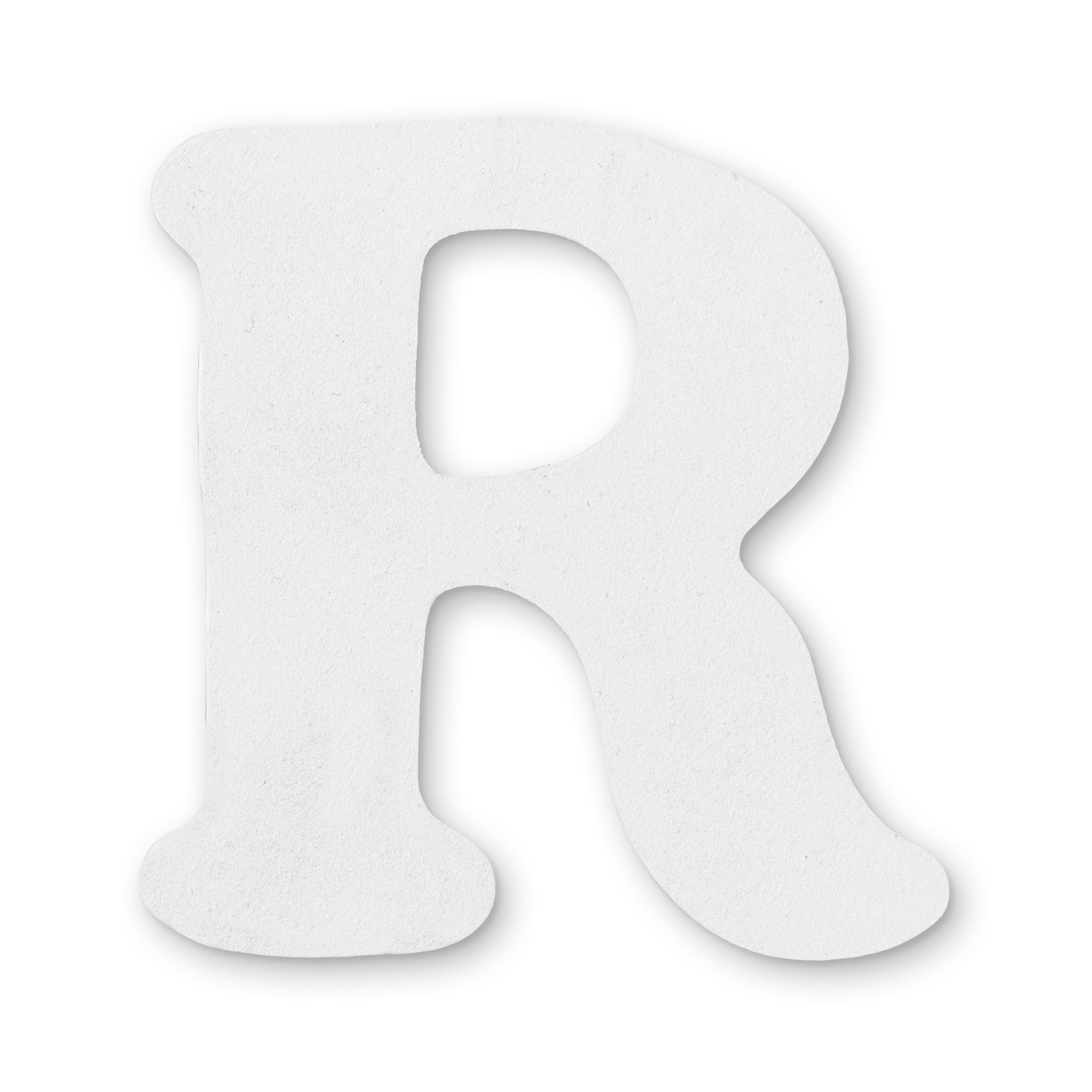 2.5 White Wood Letter by Make Market | Alphabet R | 2.5 in - 10280397 - Appliques and Patches Purchase the 2.5 White Wood Letter by Make Market  sku 10280397