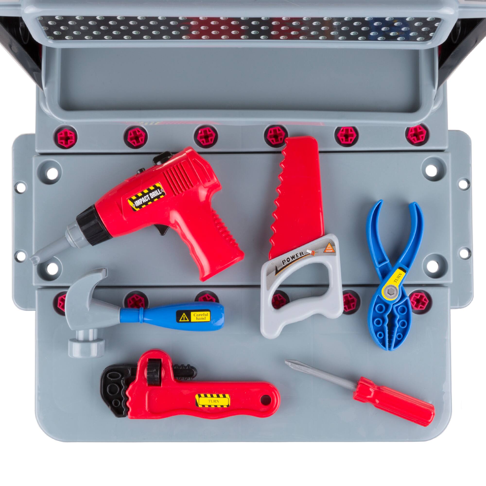 Toy Time Woodworking &#x26; Mechanic Workshop Tool Bench