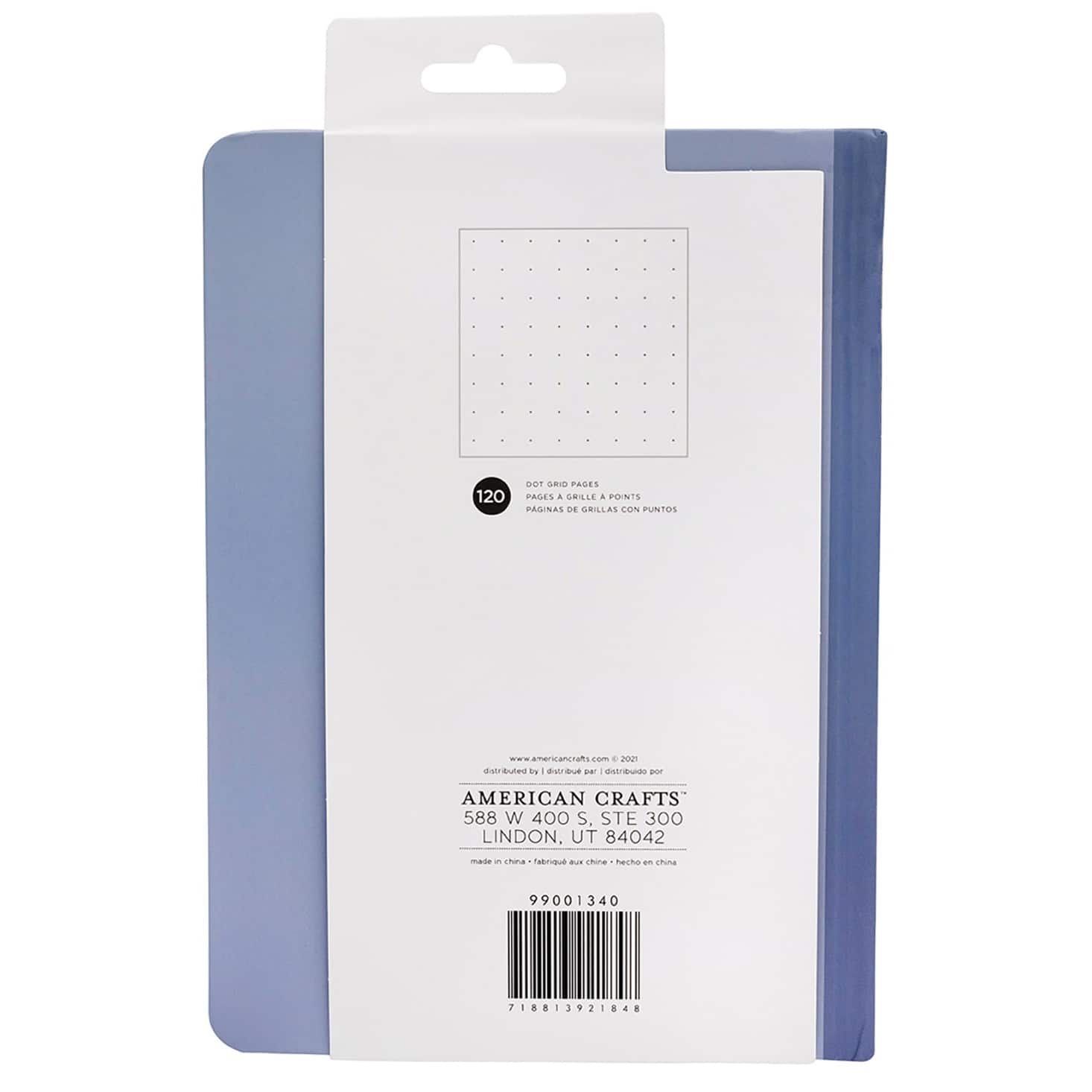 American Crafts&#x2122; Blue Dot Grid Perfect Bound Point Planner