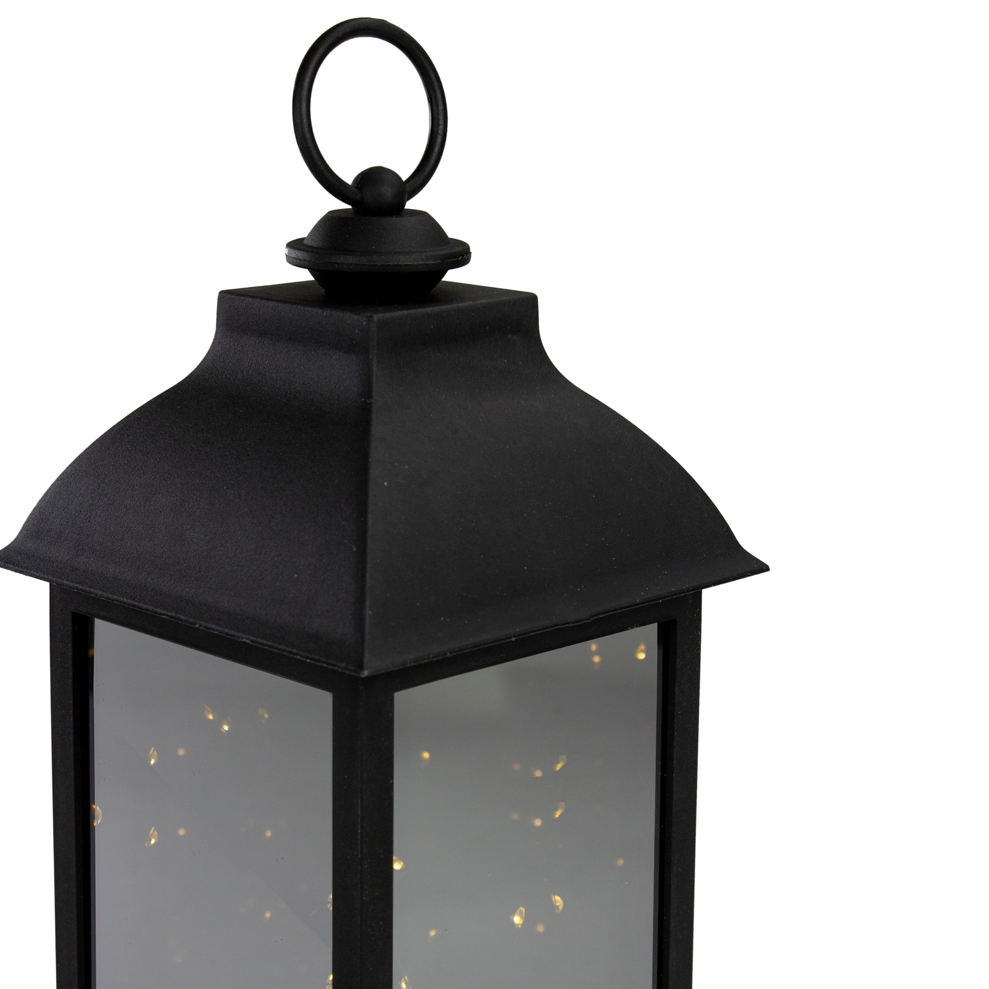 12.5&#x22; LED Lantern with Warm White Flickering Light