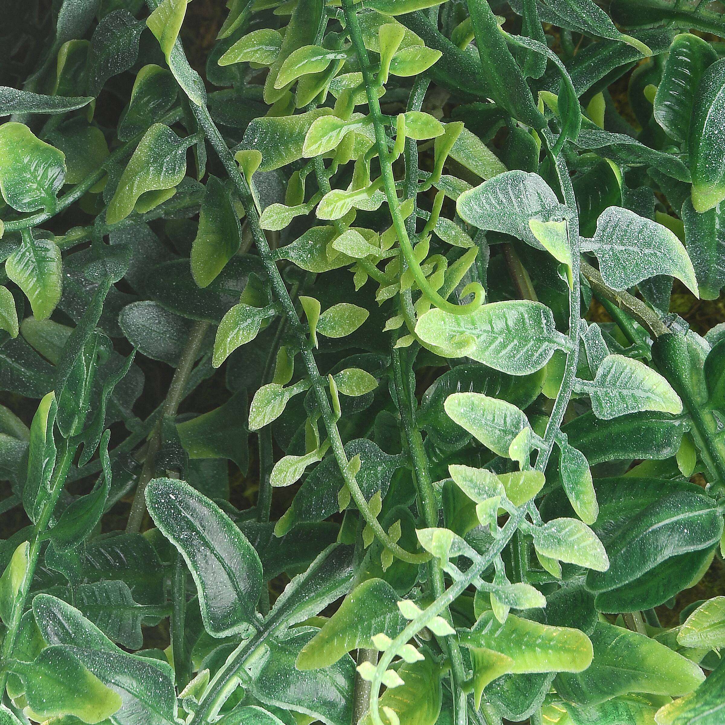 21" Fern Leaves Hanging Basket