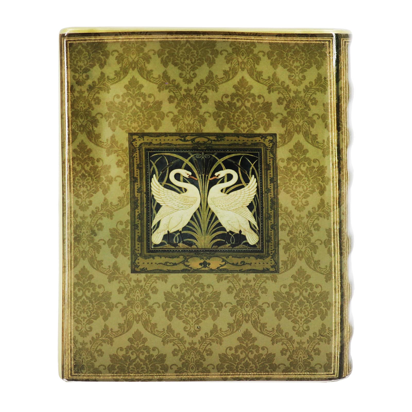 6&#x22; Swan Tabletop Book Ceramic Vase by Ashland&#xAE;