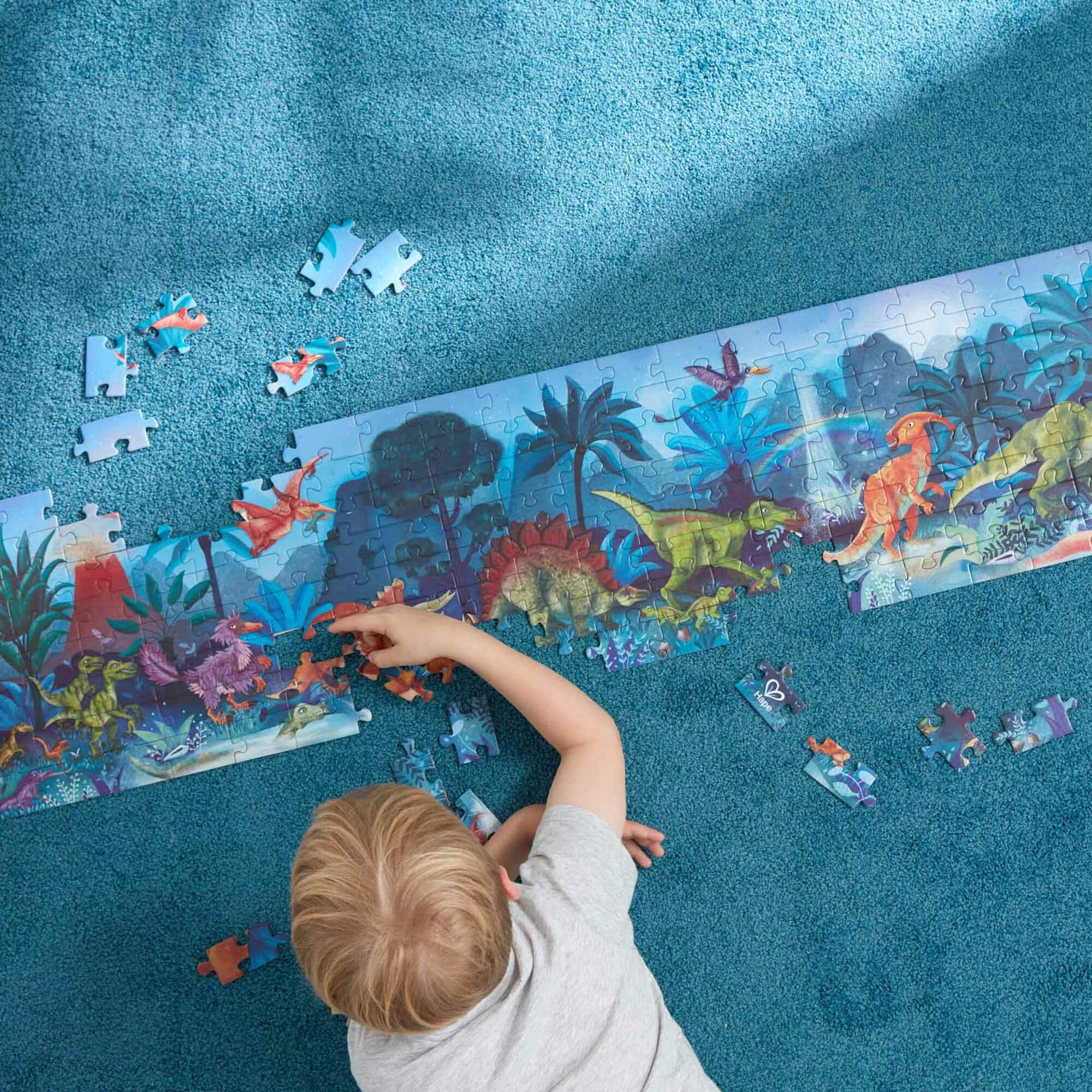 Hape Giant Dinosaurs Glow-In-The Dark Puzzle