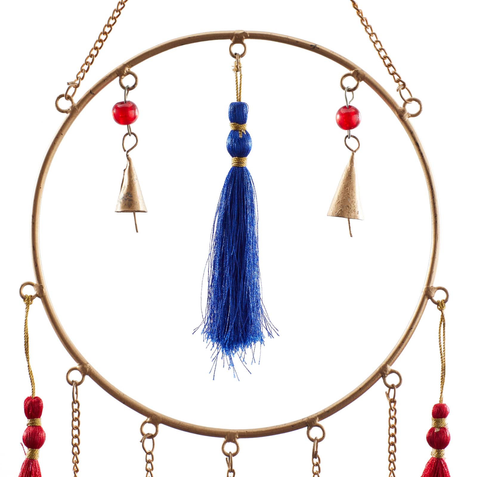 Multi Metal Contemporary Windchime, 31" x 12" x 2"