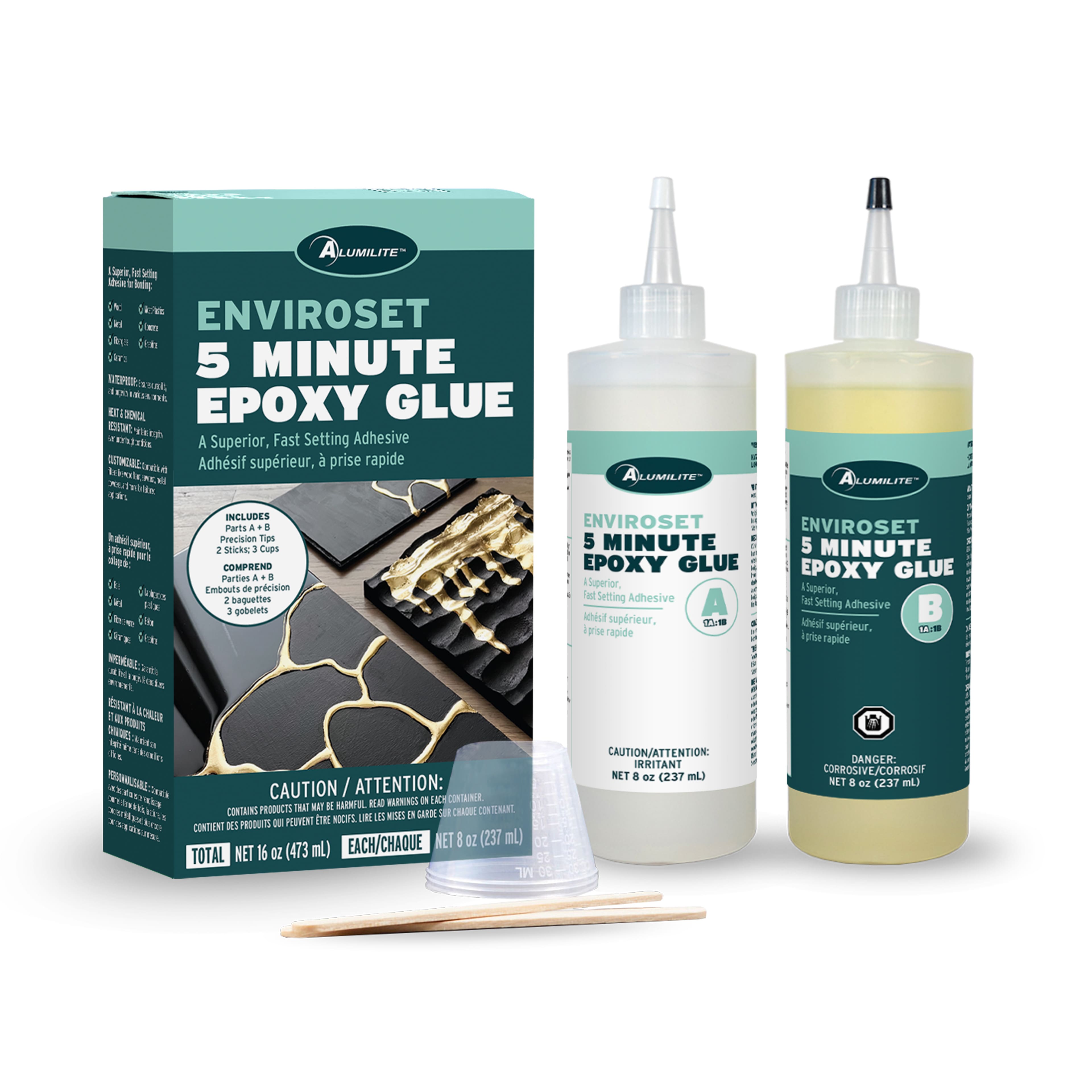 Alumilite&#x2122; 16oz. Enviroset 5 Minute Epoxy Glue