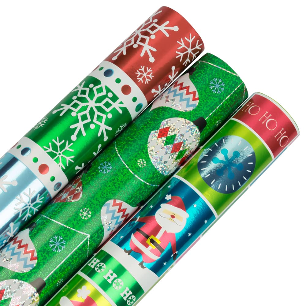 JAM Paper Christmas Extravaganza Gift Wrap Set Michaels