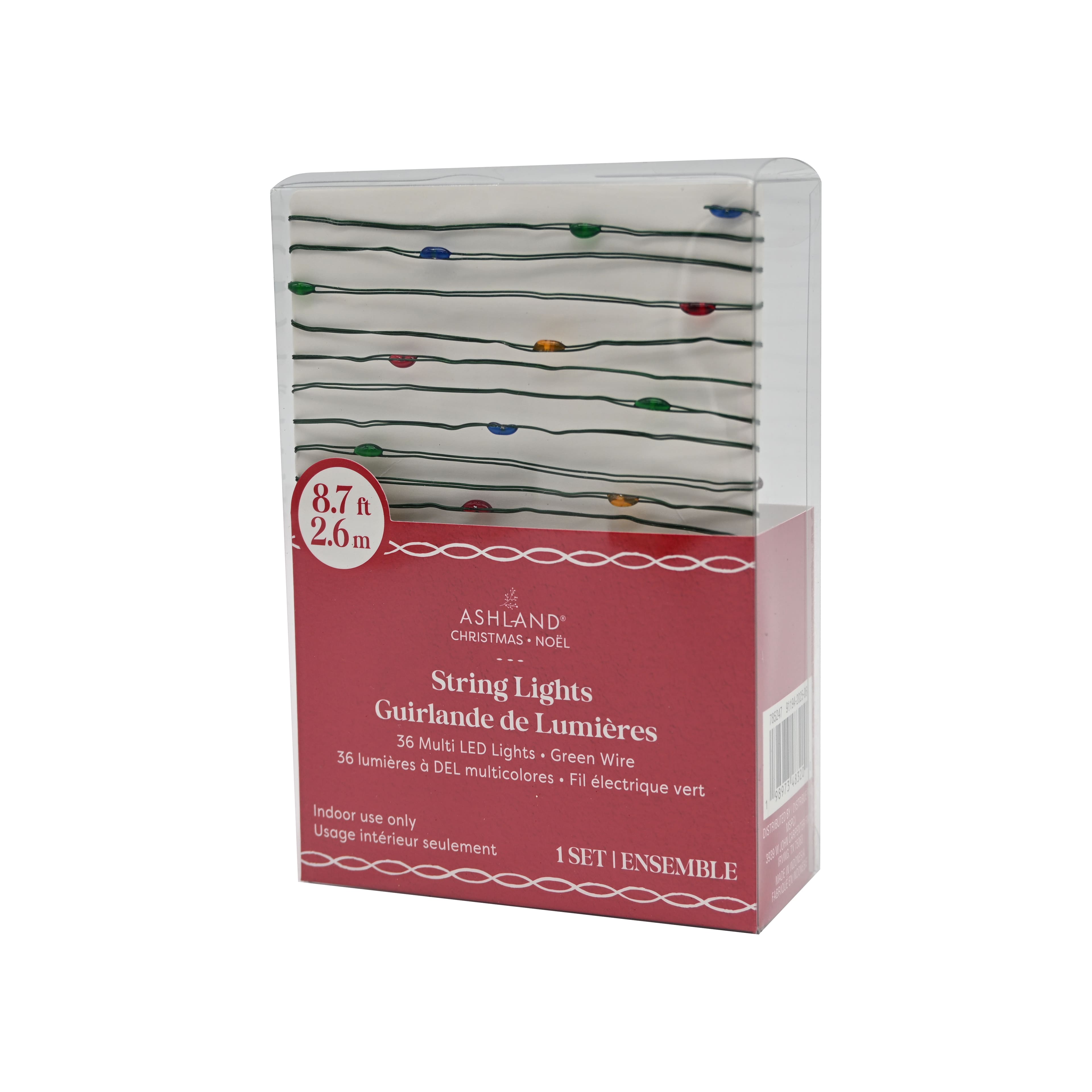 36ct. Warm White LED Multicolor Bead String Lights by Ashland&#xAE;