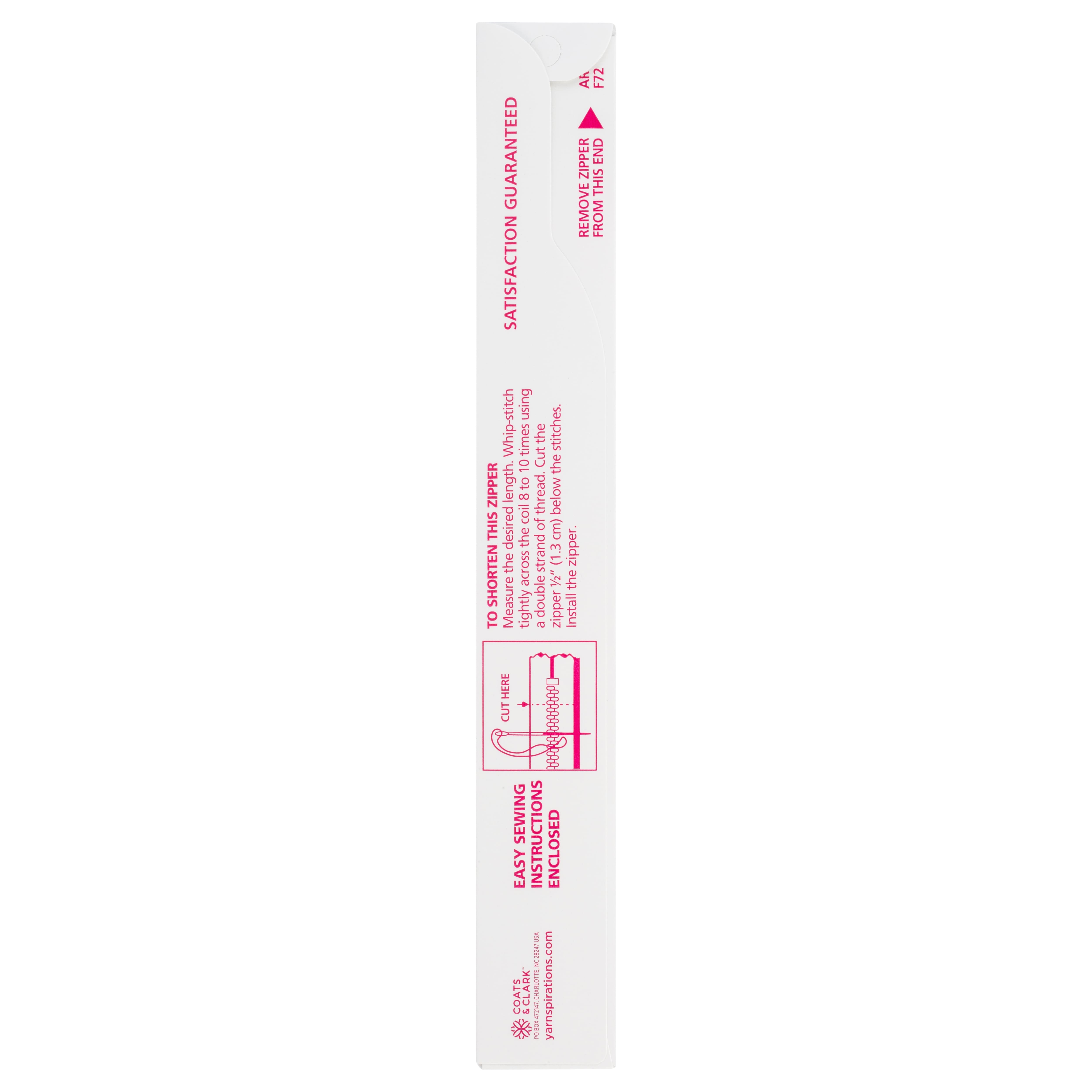 Fermeture &#xE9;clair tout usage de 17,7 cm en polyester de Coats &#x26; Clark