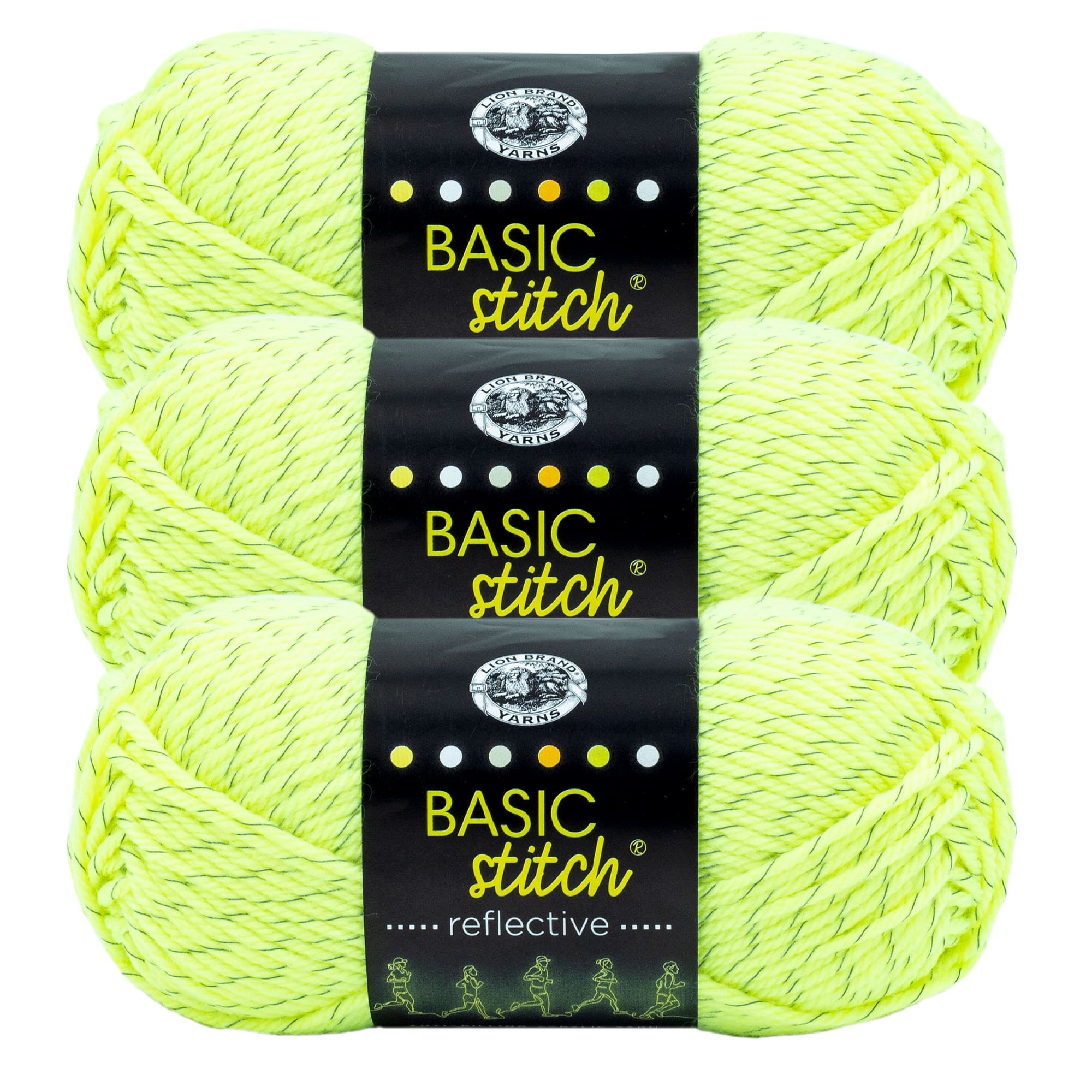 Lion Brand Basic Stitch Anti Pilling Yarn 3pk by Lion Brand