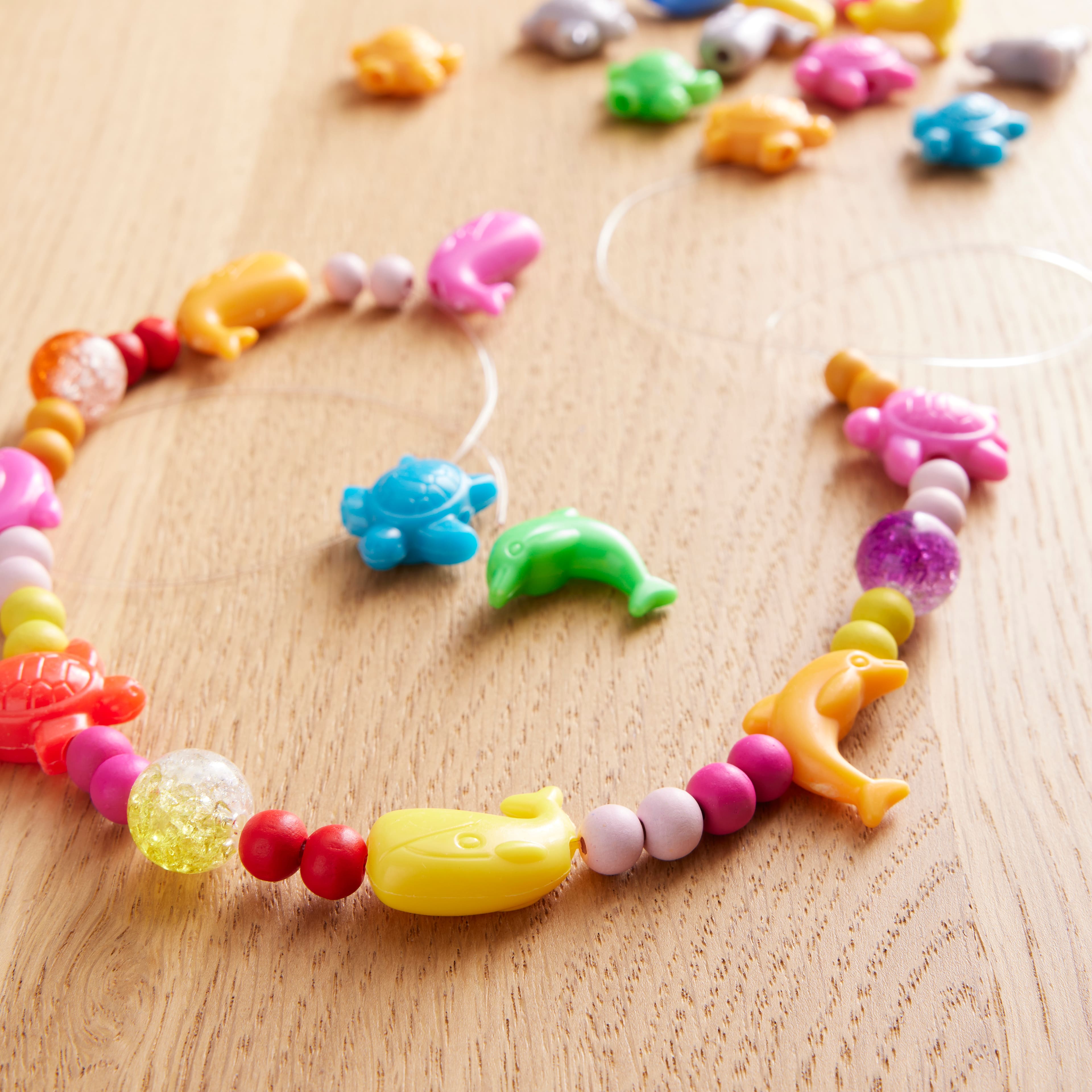 Creatology Pop Beads Perles Pop Multicolored Multishaped Beads.