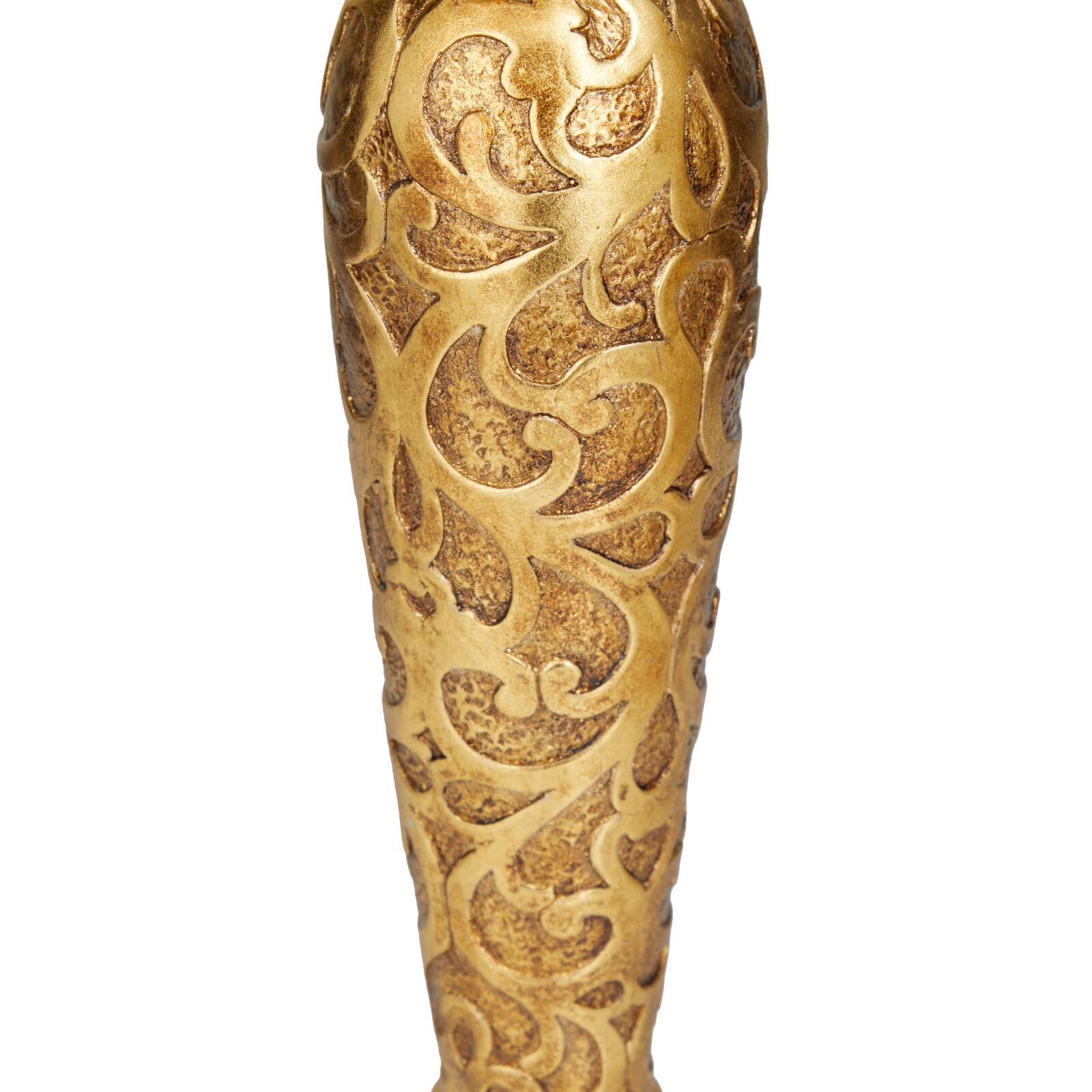 Gold Traditional Candle Holder Set