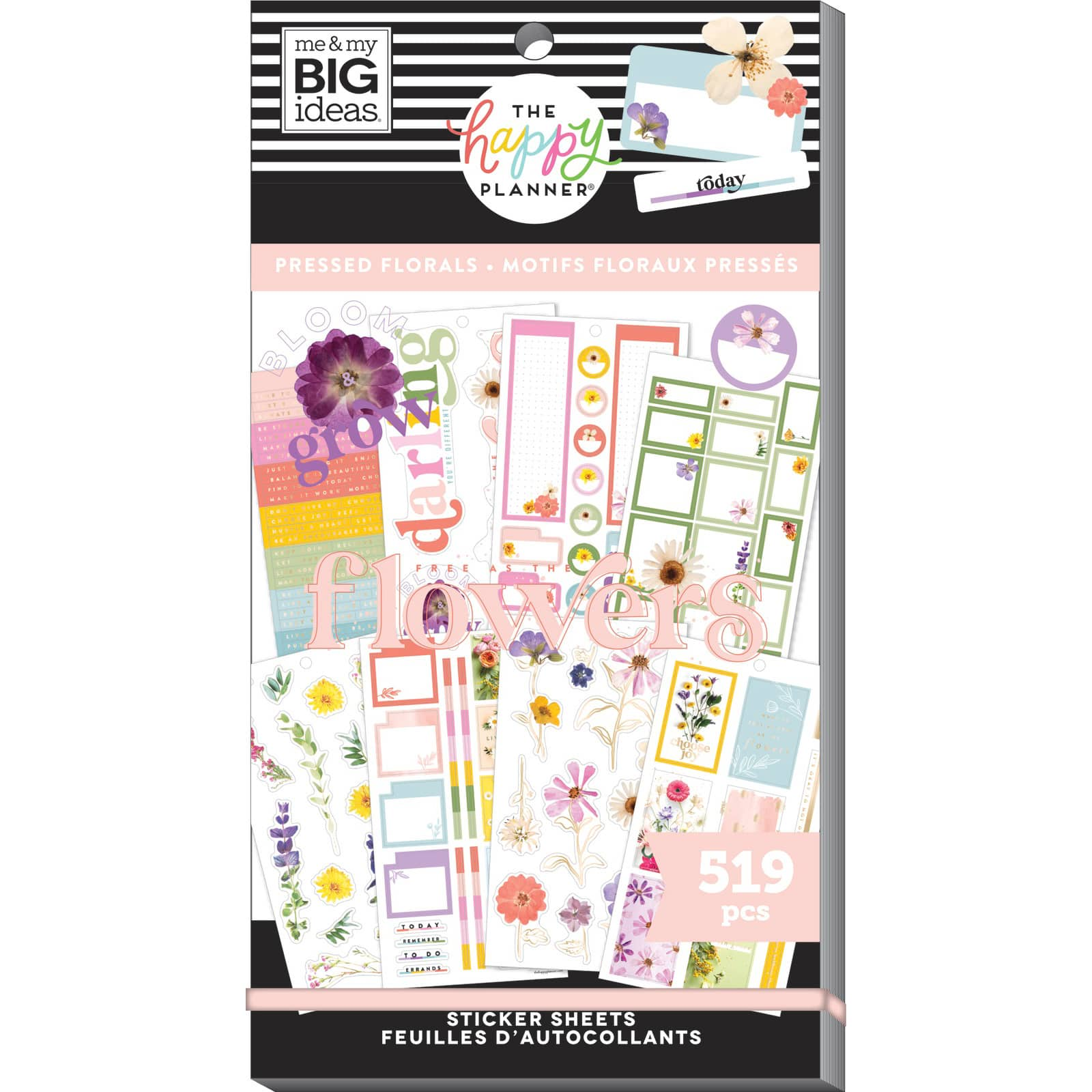 The Happy Planner&#xAE; Pressed Florals Value Pack Stickers