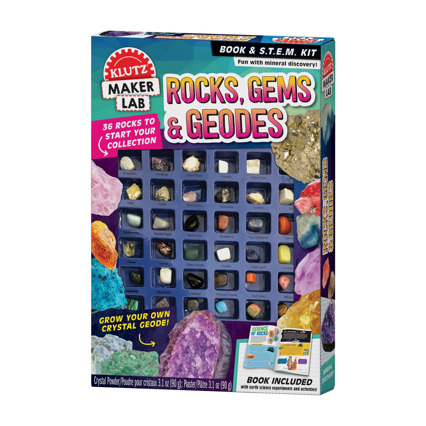 Klutz&#xAE; Maker Lab: Rocks, Gems &#x26; Geodes