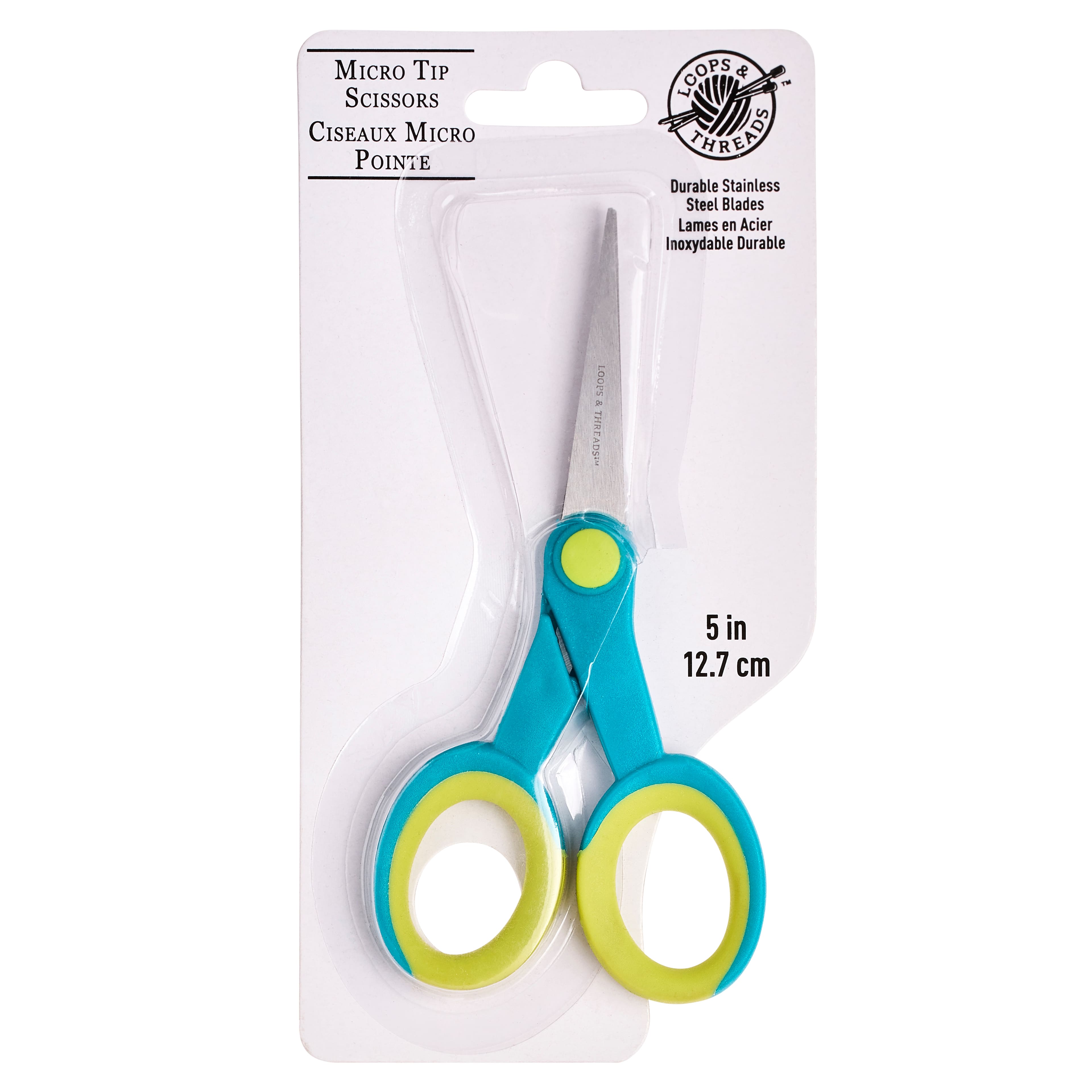 5&#x22; Micro Tip Scissors by Loops &#x26; Threads&#xAE;