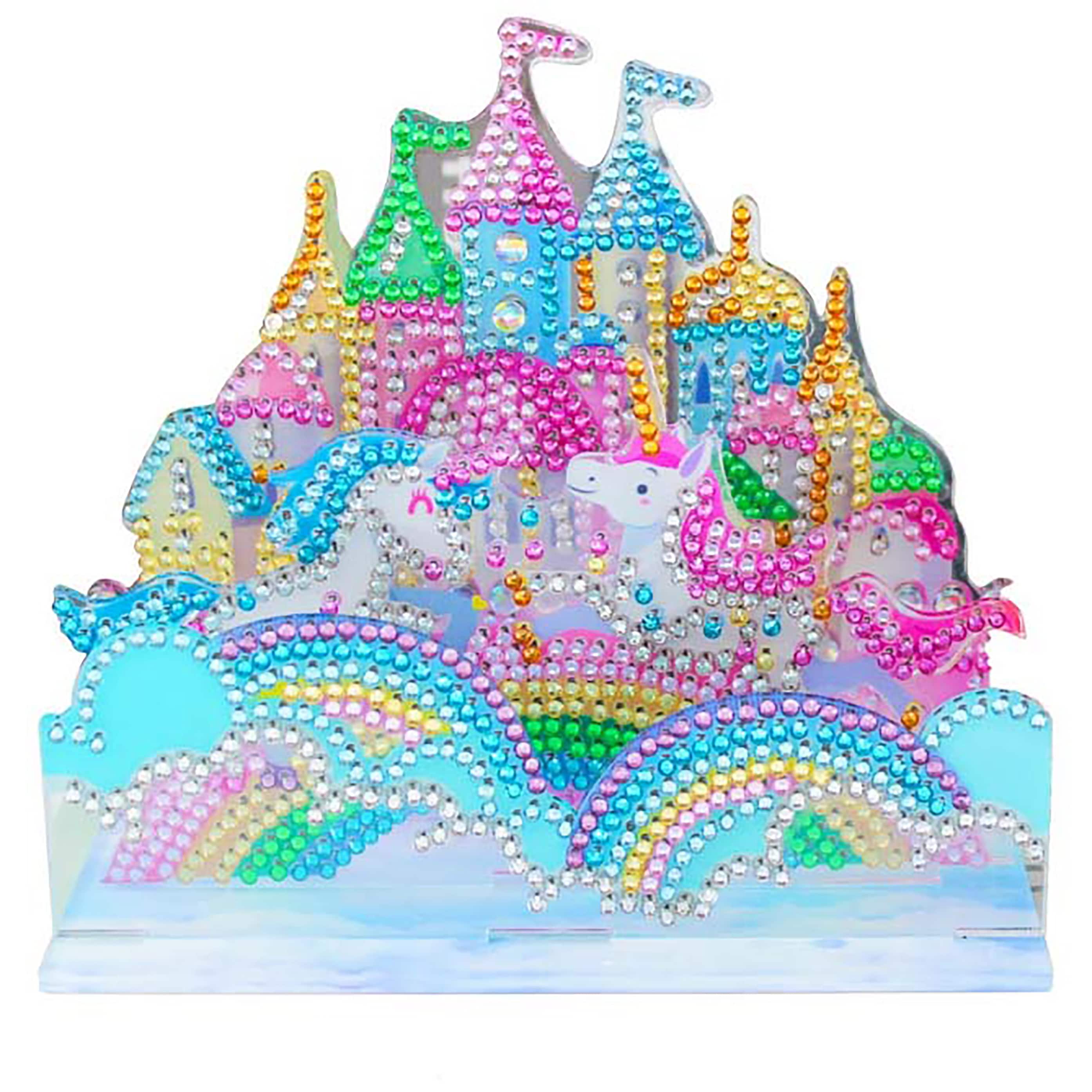 Sparkly Selections Castle with Unicorns 3D Decoration Diamond Painting