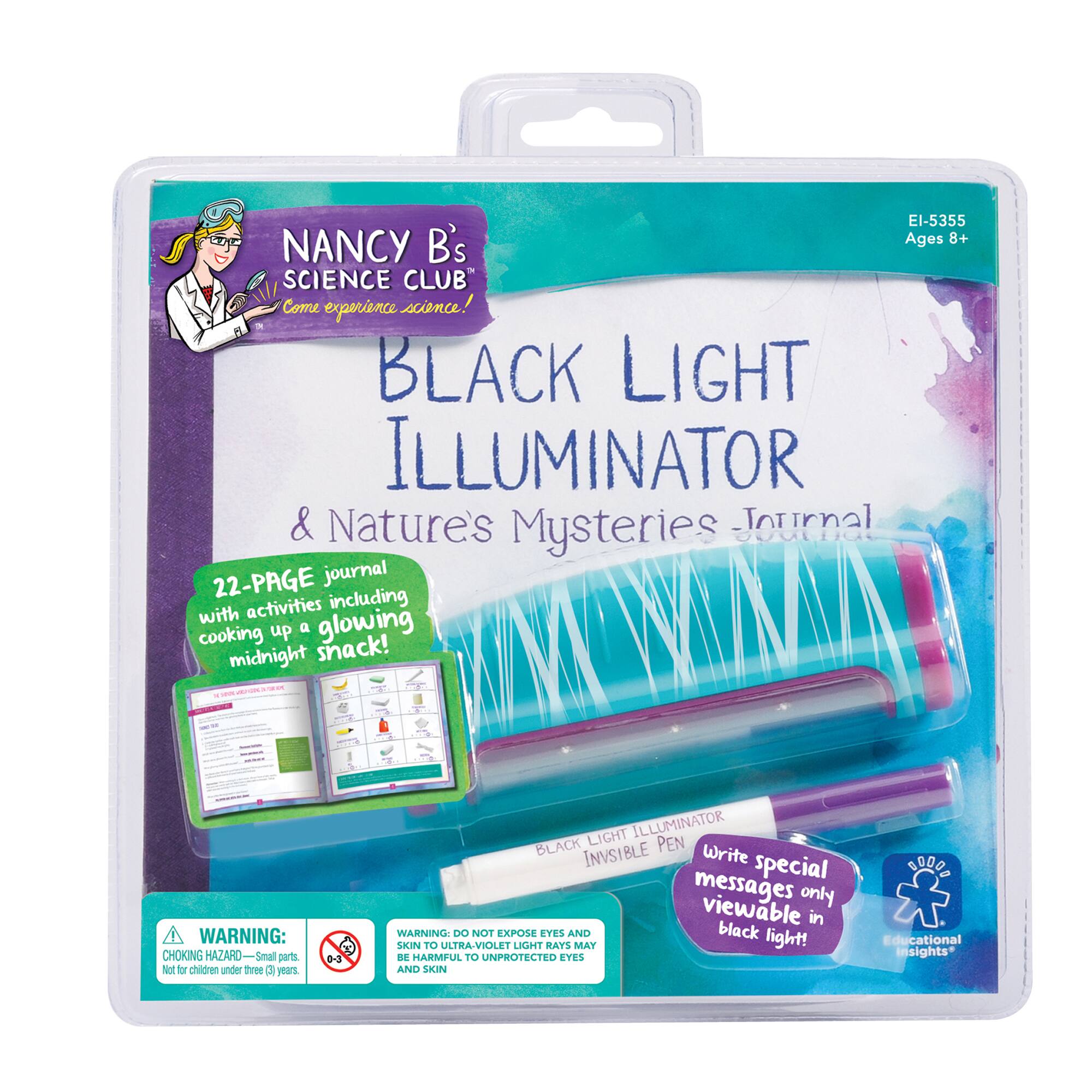 Educational Insights Nancy B's Science Club Black Light Illuminator
