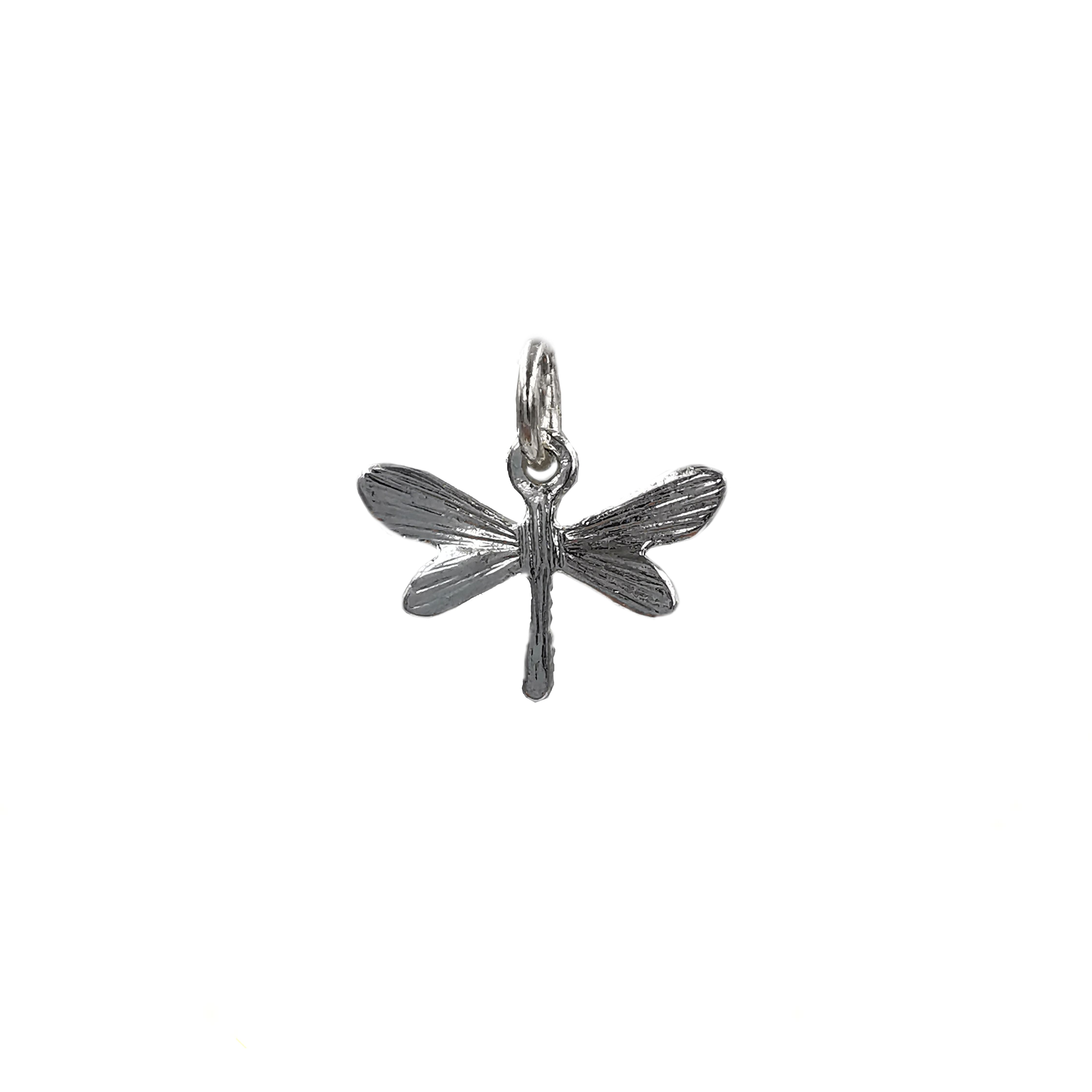 12 Pack: Charmalong™ Silver Plated Dragonfly Charm by Bead Landing™
