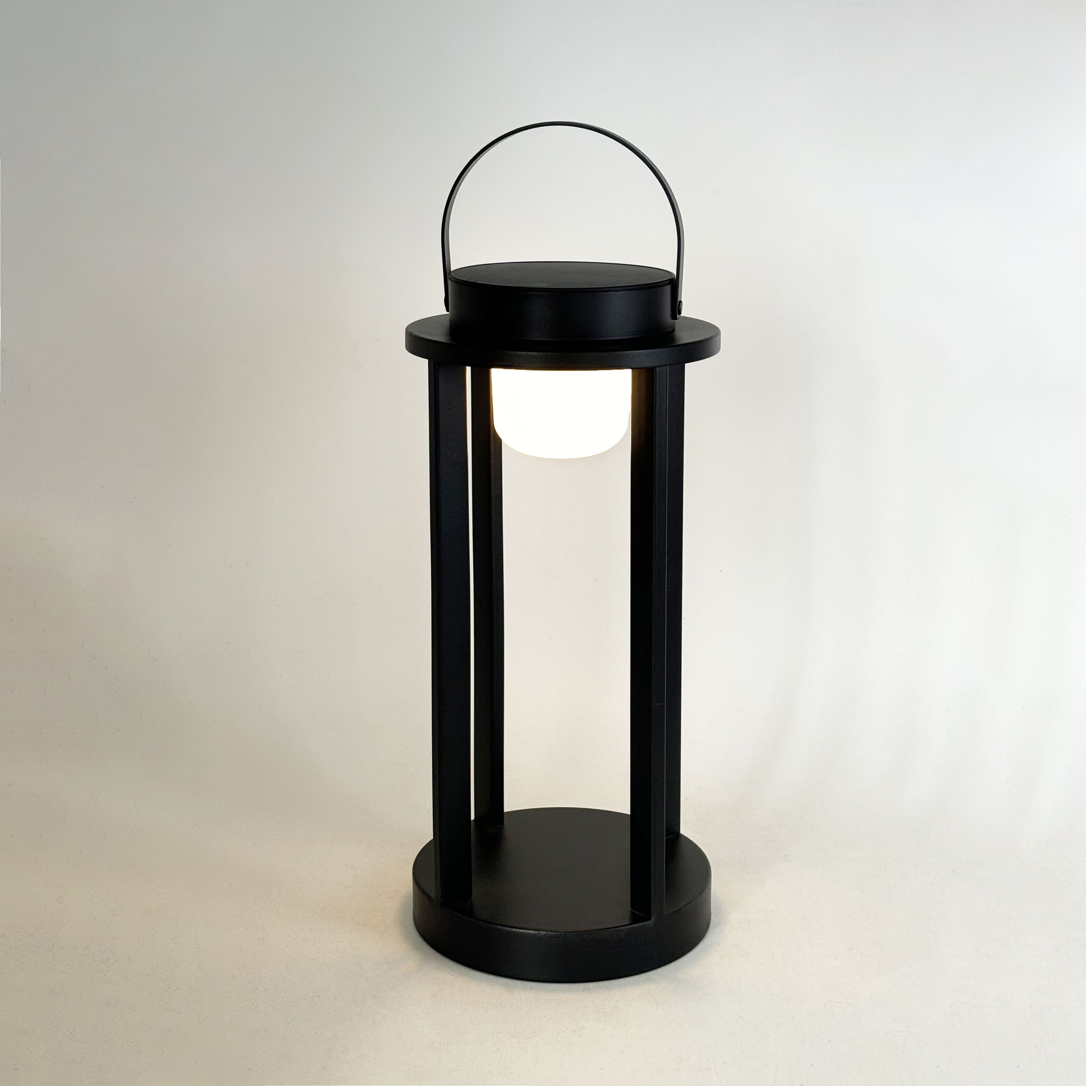 15&#x22; Black Metal Solar Lantern by Ashland&#xAE;