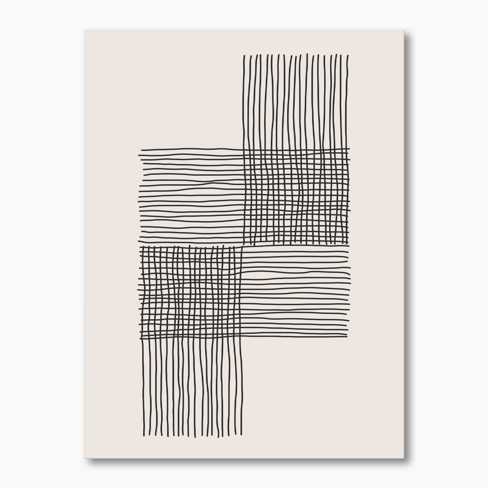 Designart - Minimal Geometric Compostions Of Elementary Forms XIX