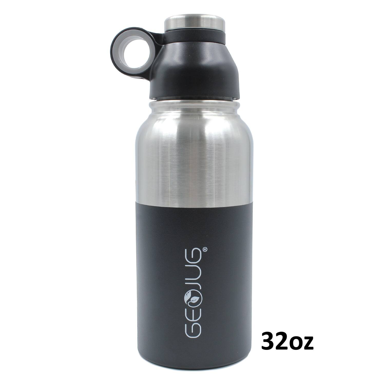 Brentwood GeoJug 32 oz. Stainless Steel Water Bottle