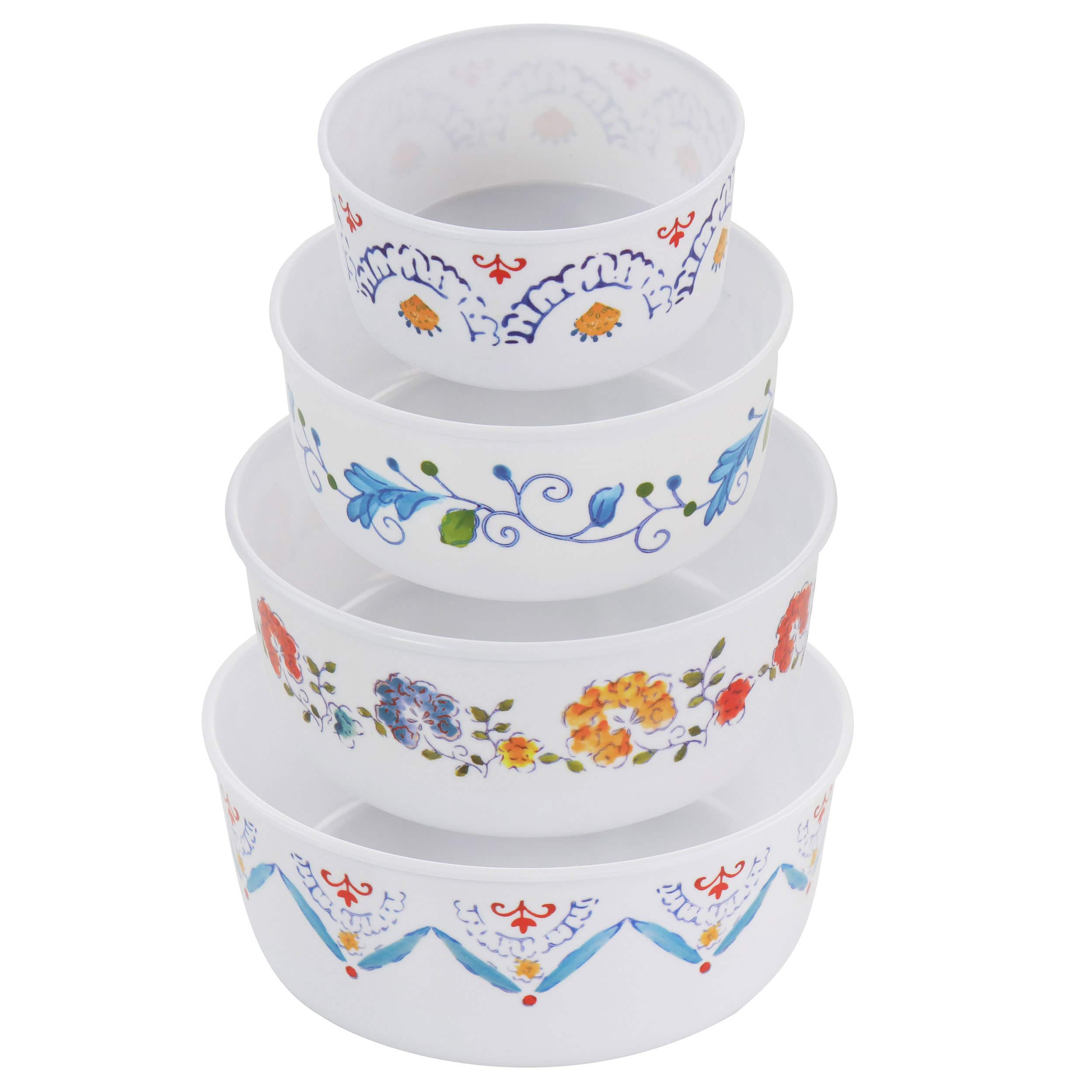 Gibson Home® 8-Piece Anaya Round Nesting Food Storage Set
