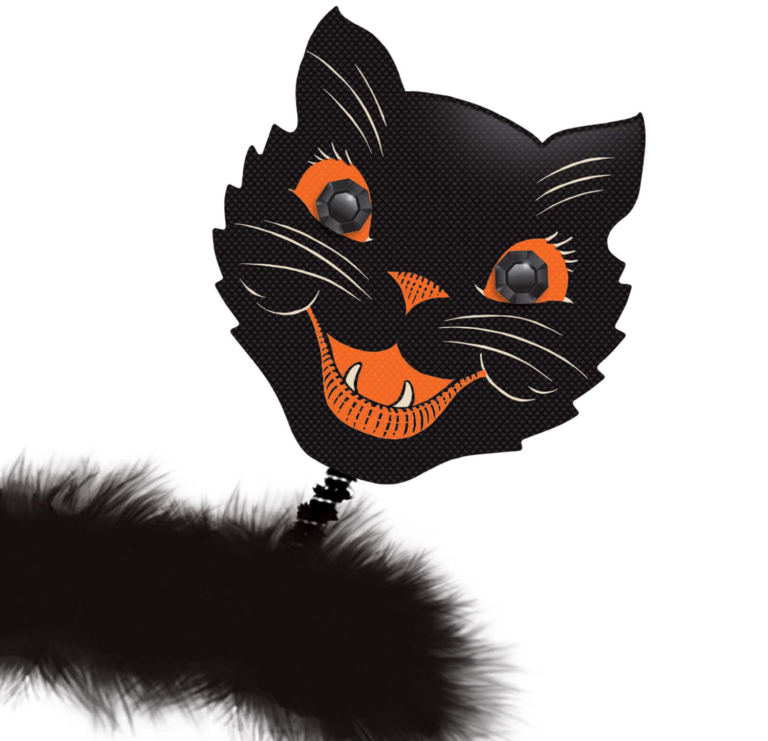 Beistle Vintage Halloween Cat Bopper Headbands