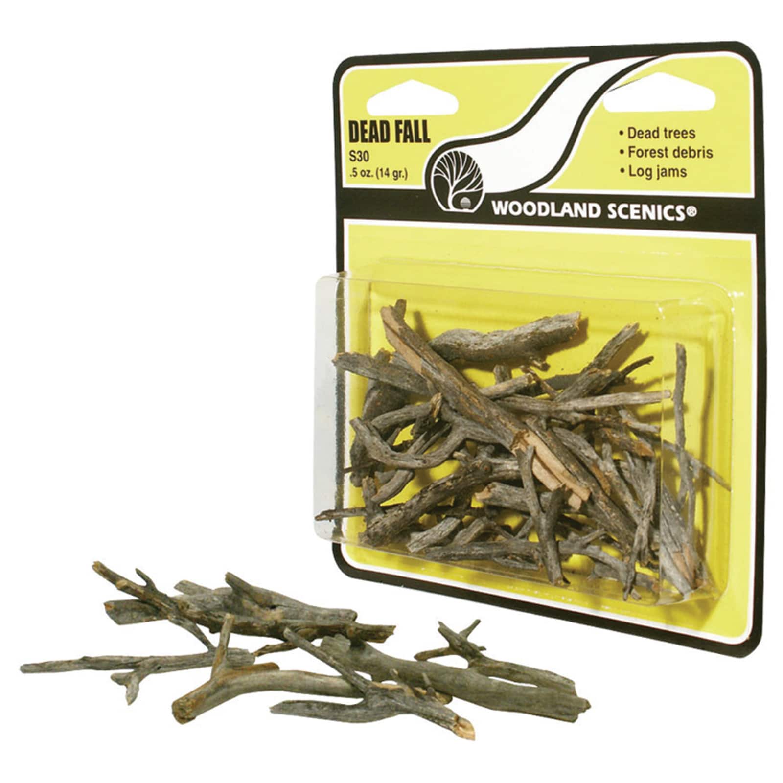 Woodland Scenics&#xAE; Dead Fall Trees, 0.5oz.