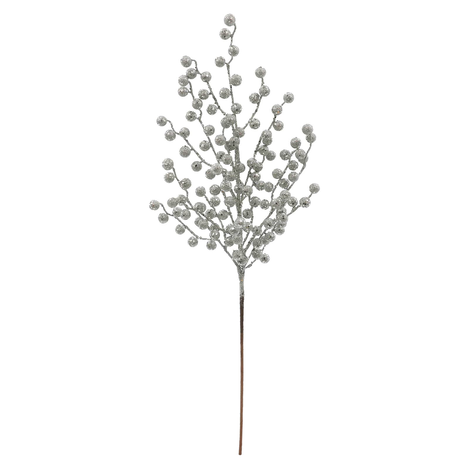 27&#x22; Silver Glitz Berry Stem by Ashland&#xAE;