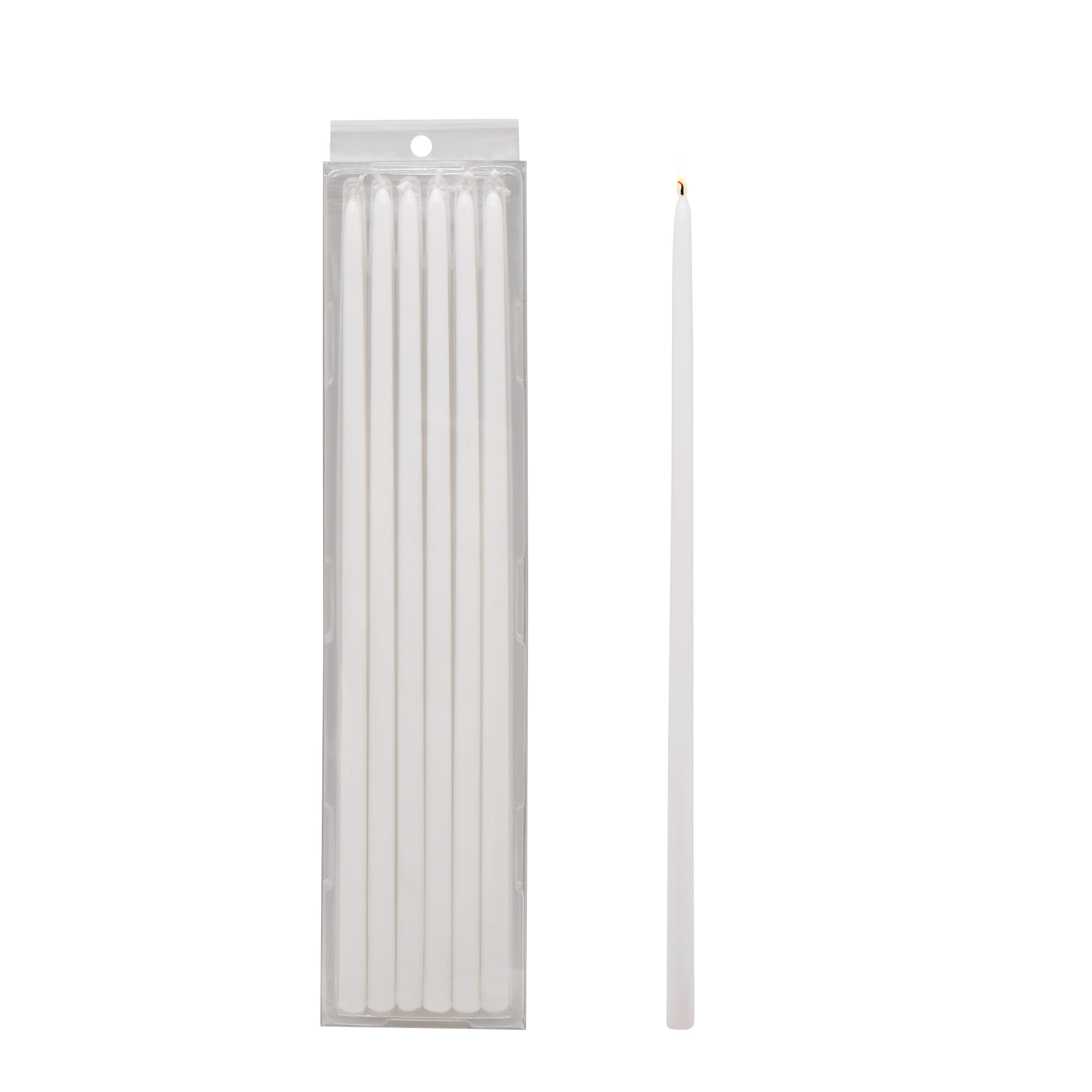 11.75&#x22; Unscented Narrow Taper Candles, 12ct. by Ashland&#xAE;