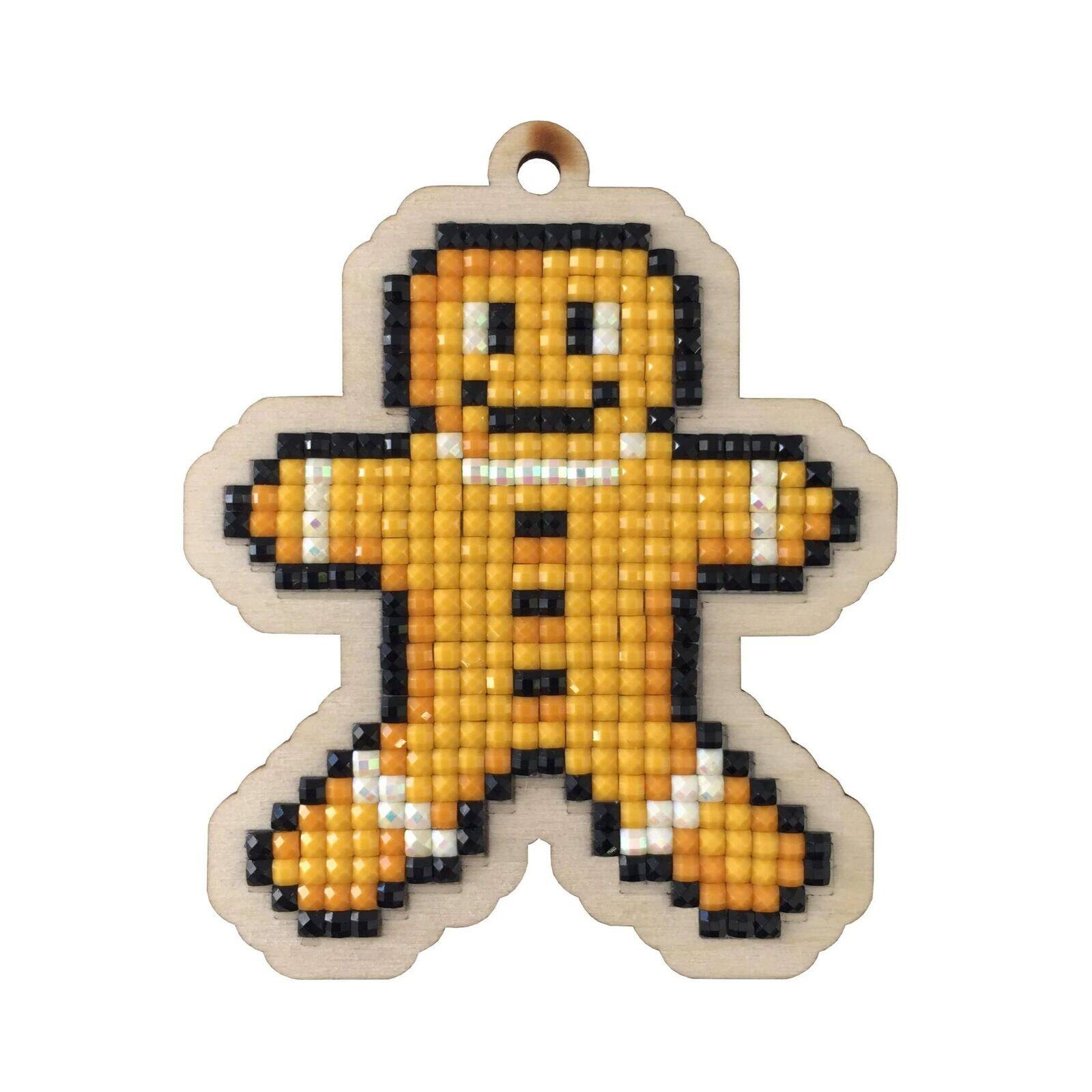 Crafting Spark Gingerbread Man Diamond Painting Kit