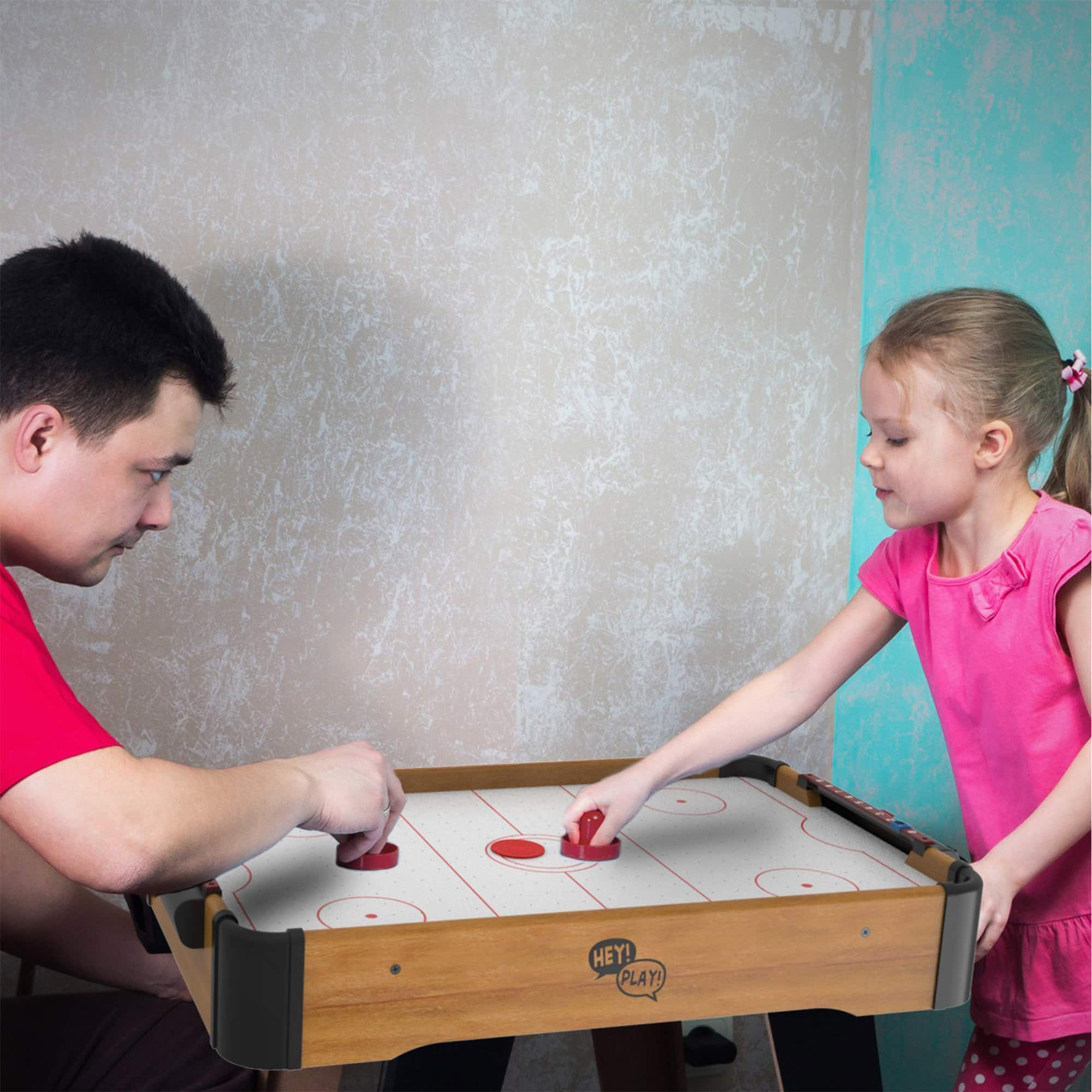 Toy Time Mini Arcade Air Hockey Table