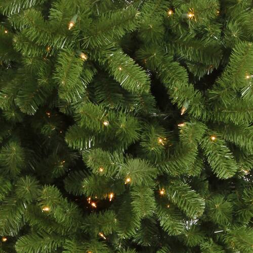 5.5ft. Pre-Lit Green Upside Down Artificial Christmas Tree, Clear Dura-Lit Lights