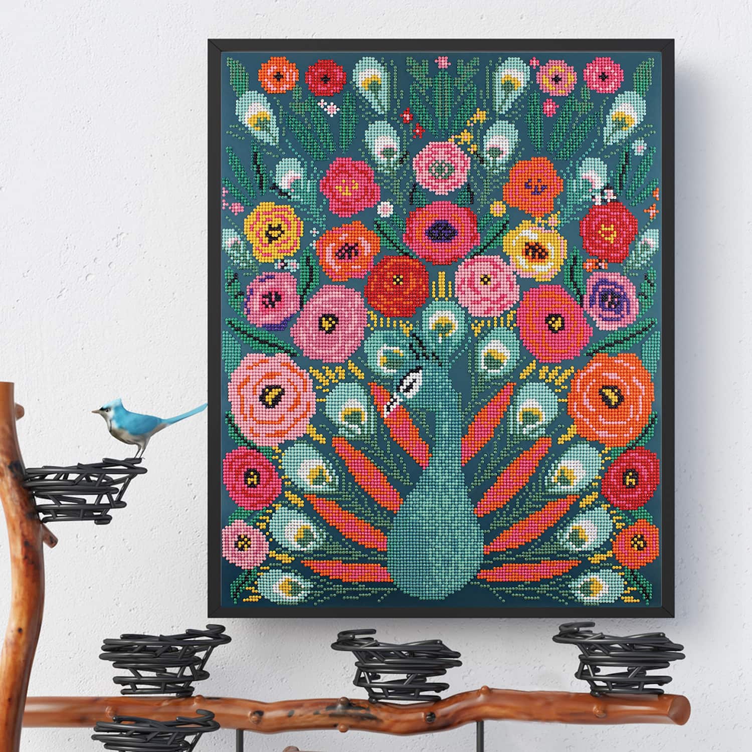 Camelot® Dots Fabulous Feathers Diamond Painting Kit