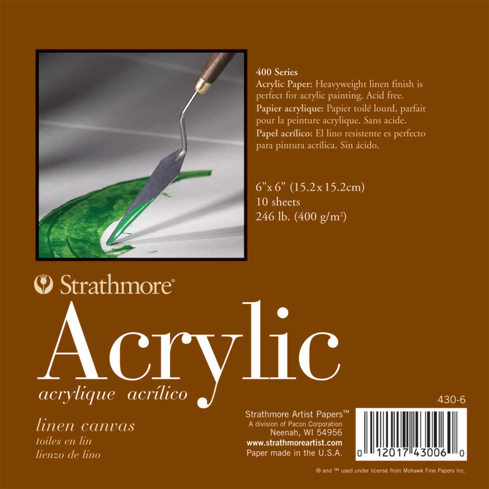 Strathmore Acrylic Paper Pad 9x12 10 Sheets