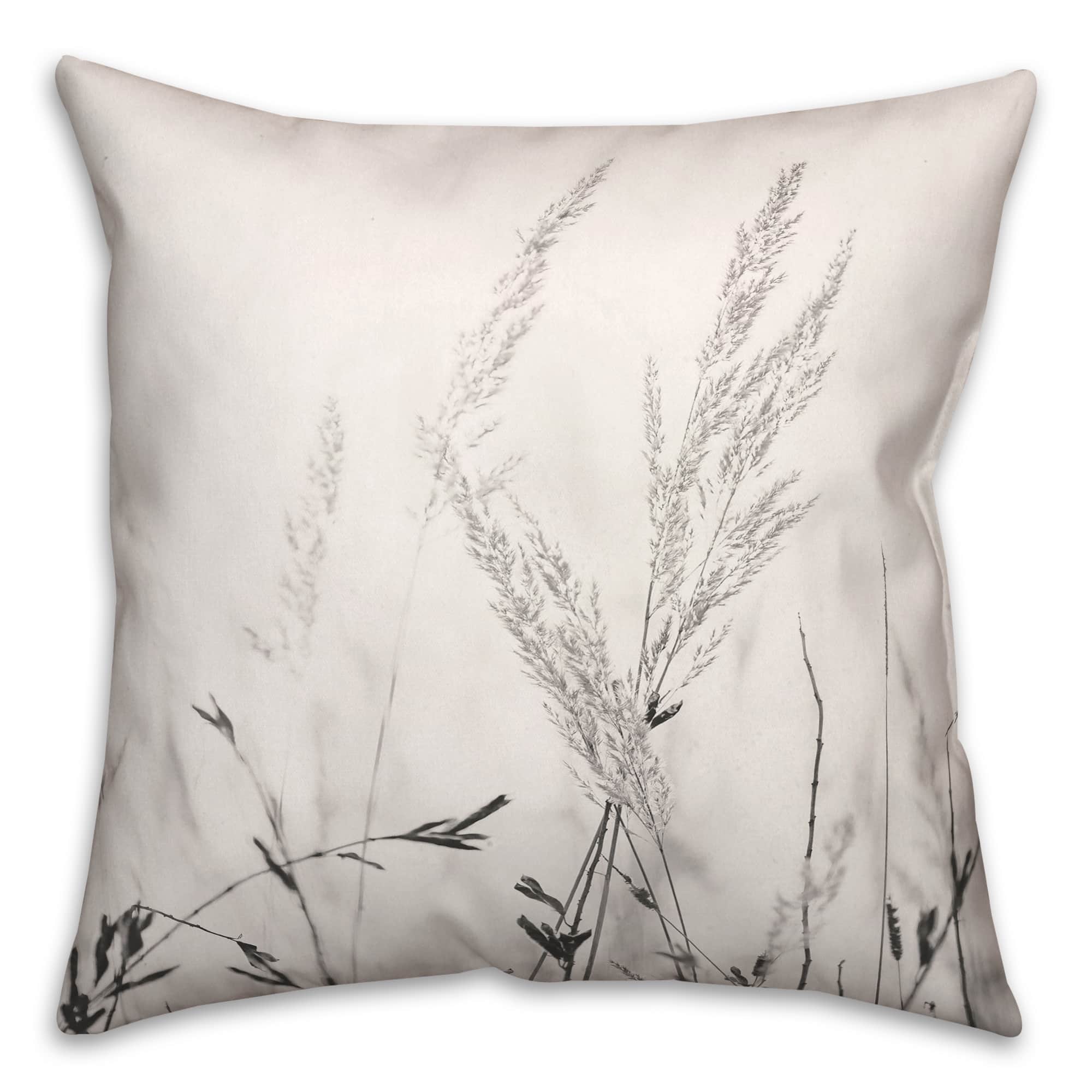 Bw Field Grasses 18" x 18" Indoor/Outdoor Pillow