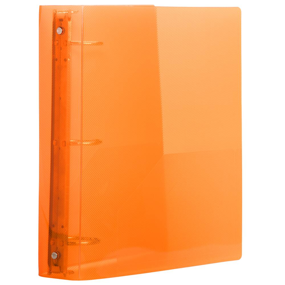 JAM Paper 2&#x22; Glass Twill Plastic 3-Ring Binder