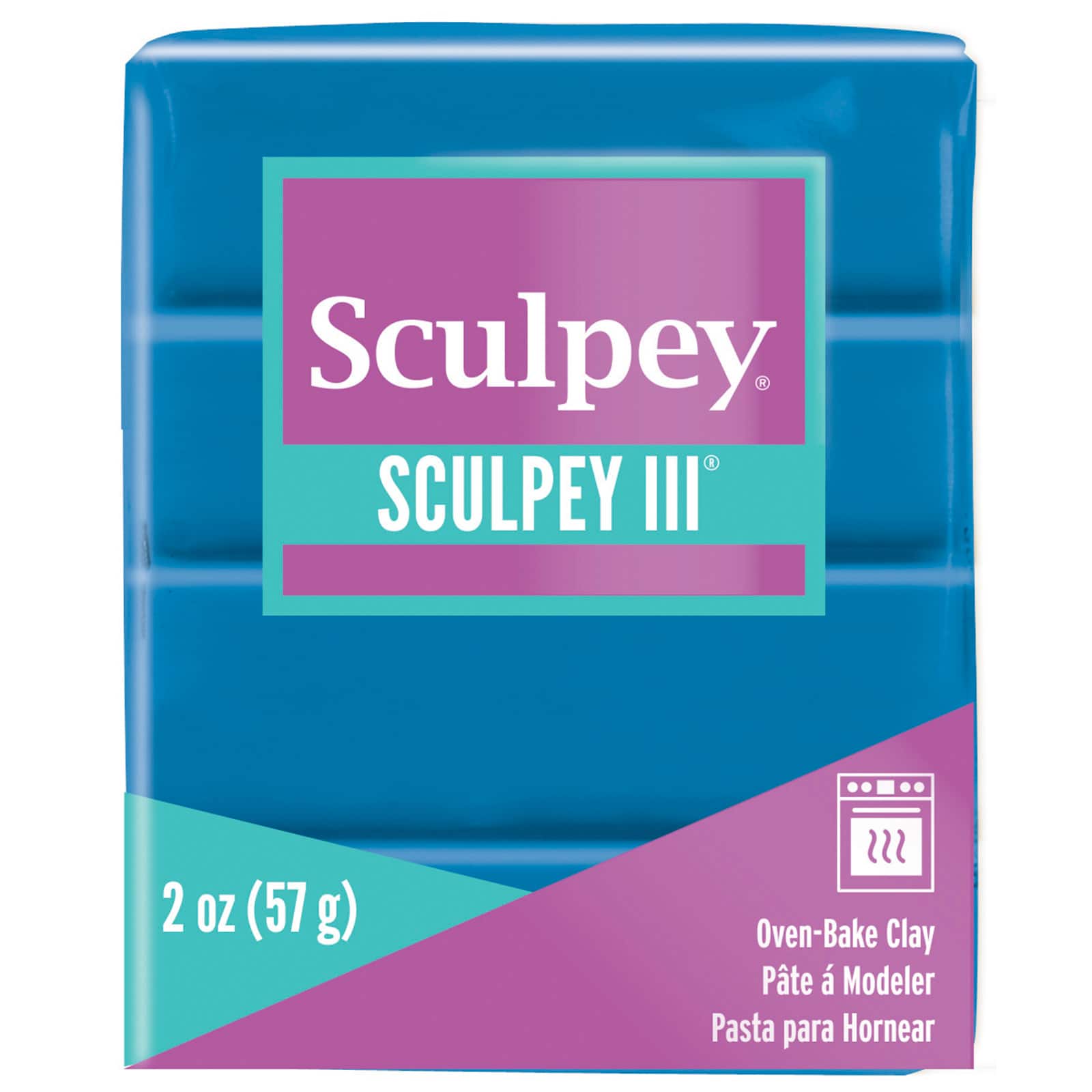 Sculpey III Polymer Clay - Turquoise 2oz
