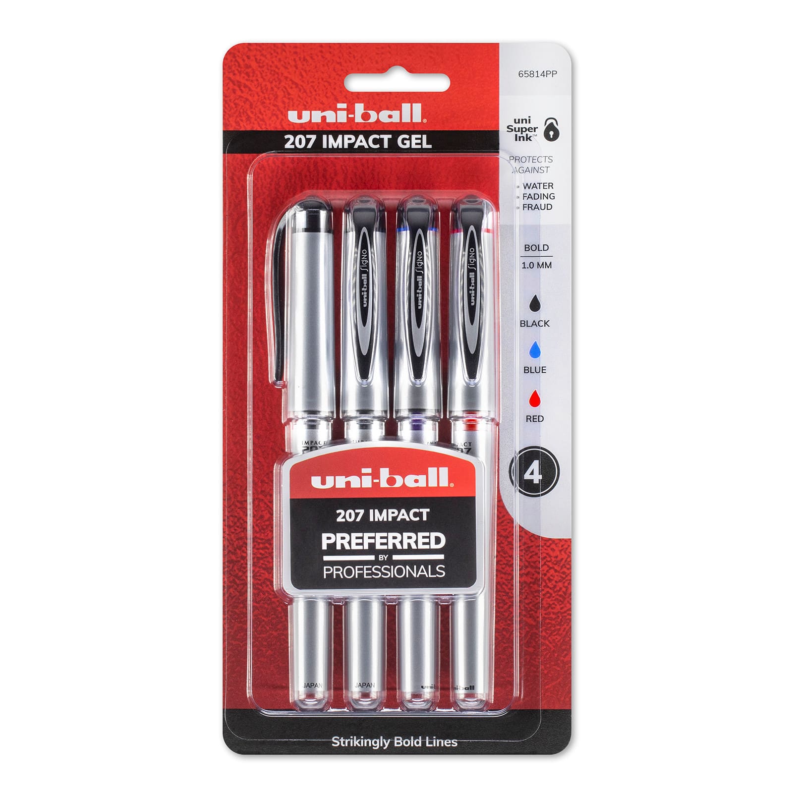 Uni-Ball® Impact Gel 4 Color Pen Set