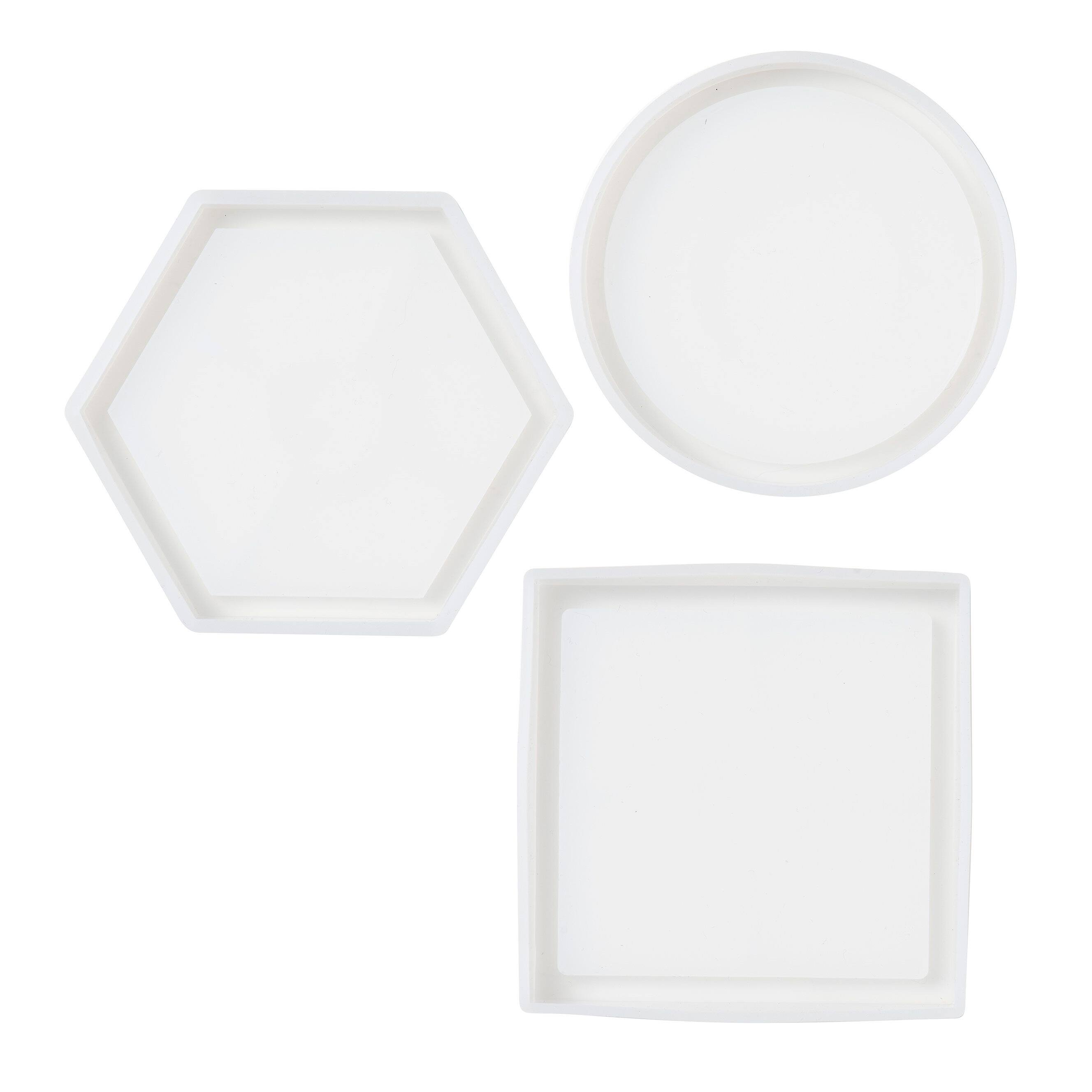 Mod Podge® 3 Piece Silicone Mold Coasters Resin Molds Michaels