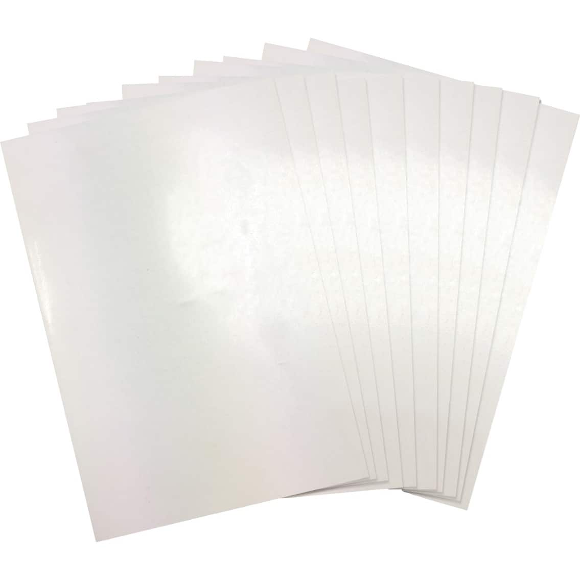 Sizzix Surfacez™ - Shrink Plastic, 8 1/4 x 11 3/4, White, 10 Sheets