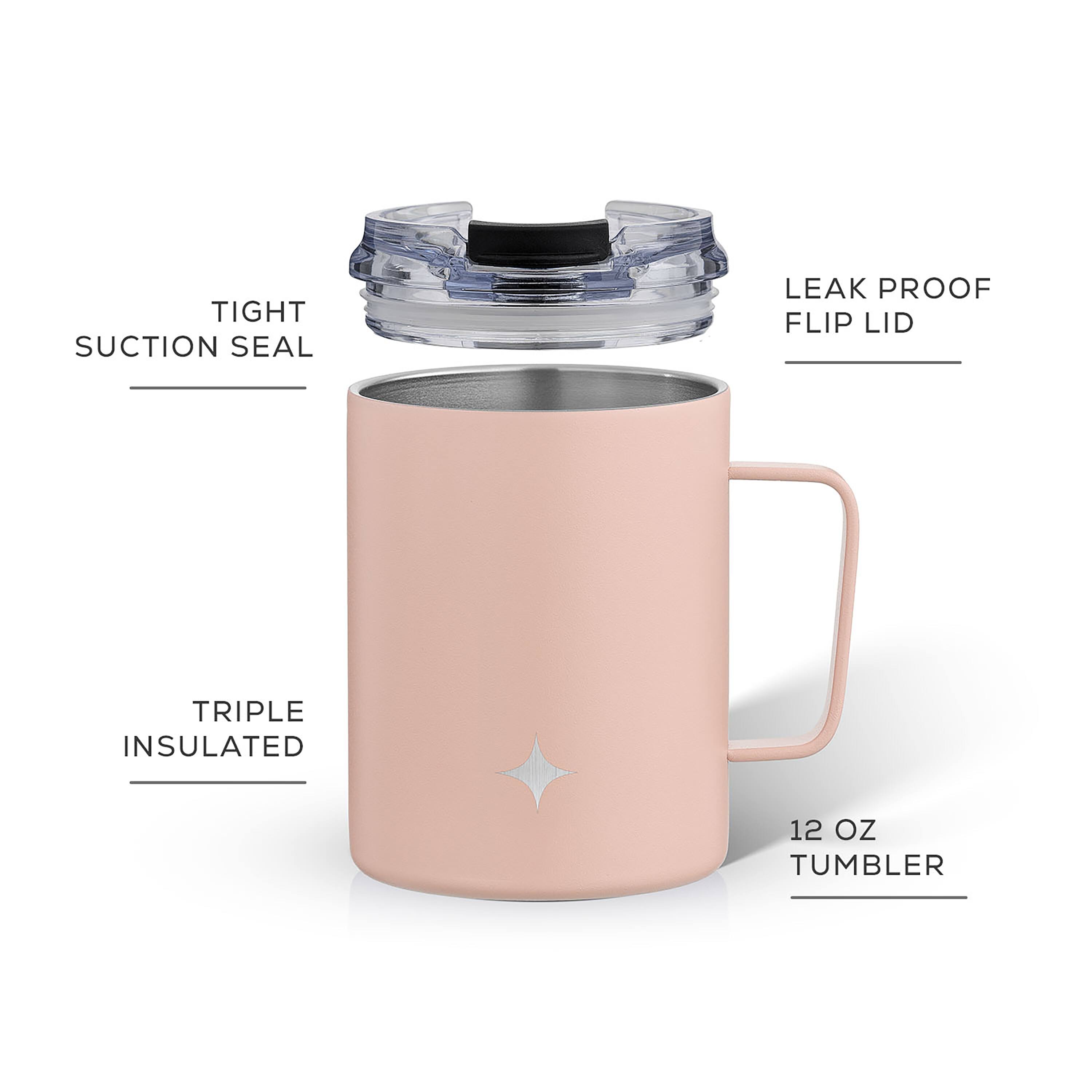 JoyJolt&#xAE; 12oz. Vacuum Insulated Tumbler With Lid &#x26; Handle