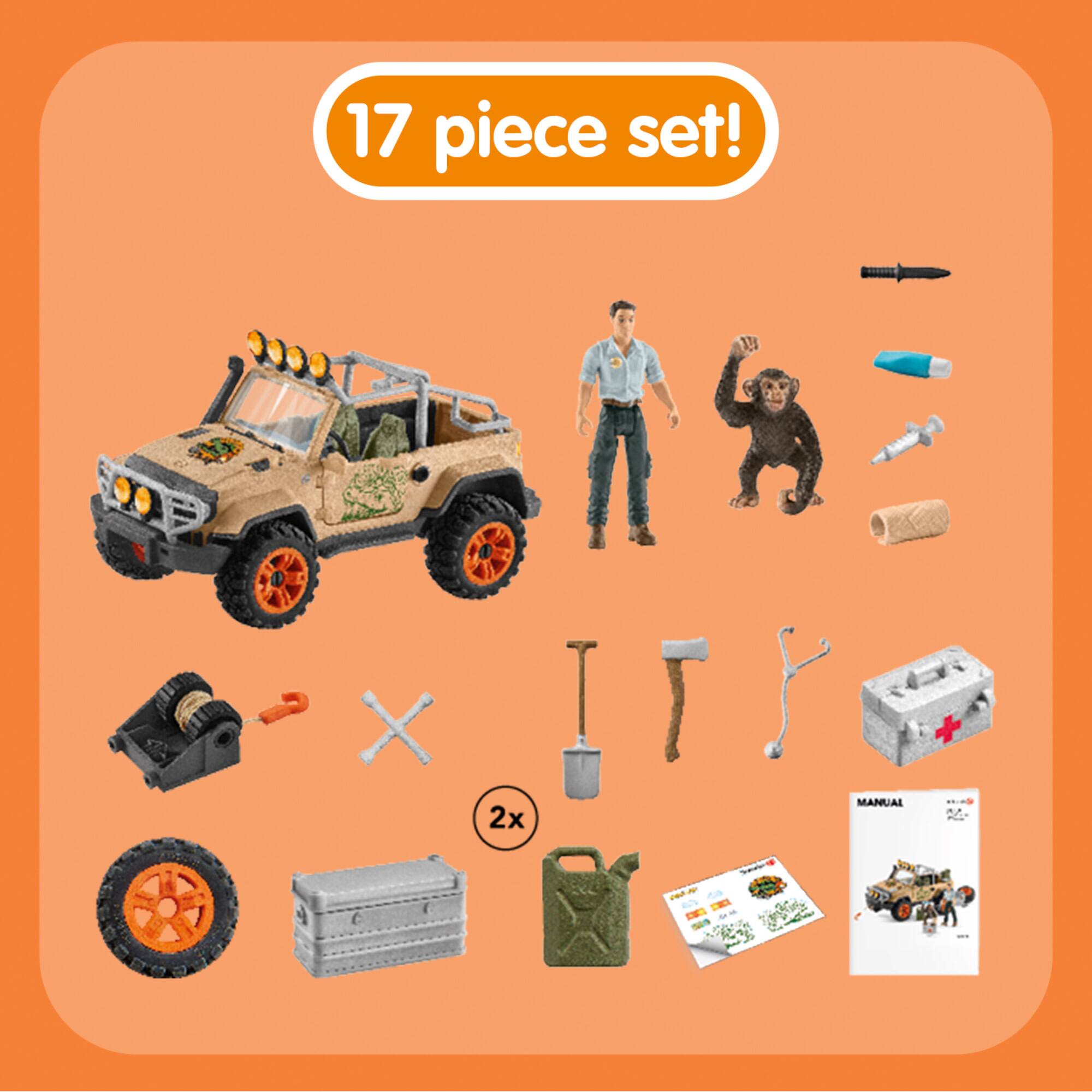 Schleich Wild Life 4x4 Vehicle with Winch