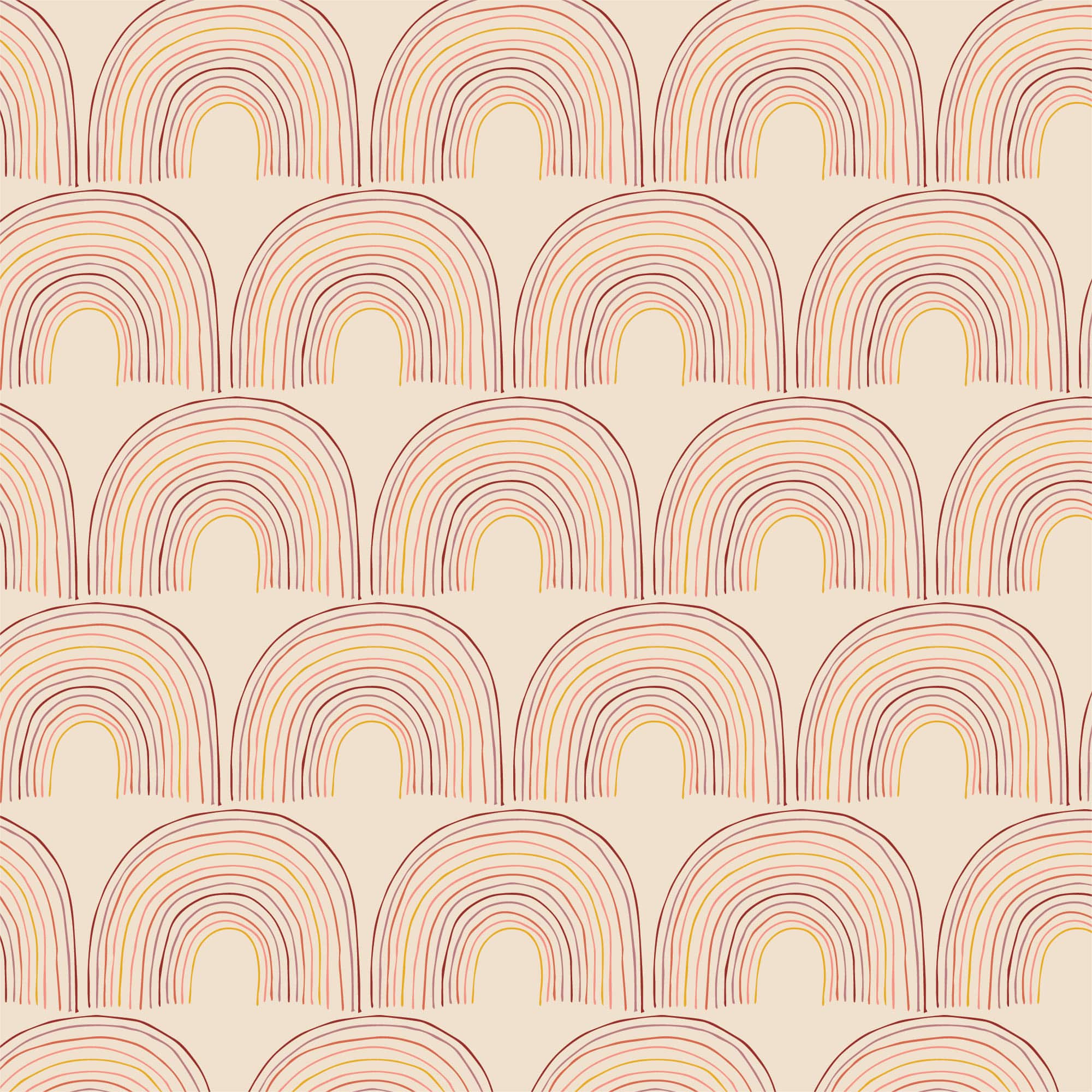 Camelot Fabrics Rainbow Sketch Cotton Fabric