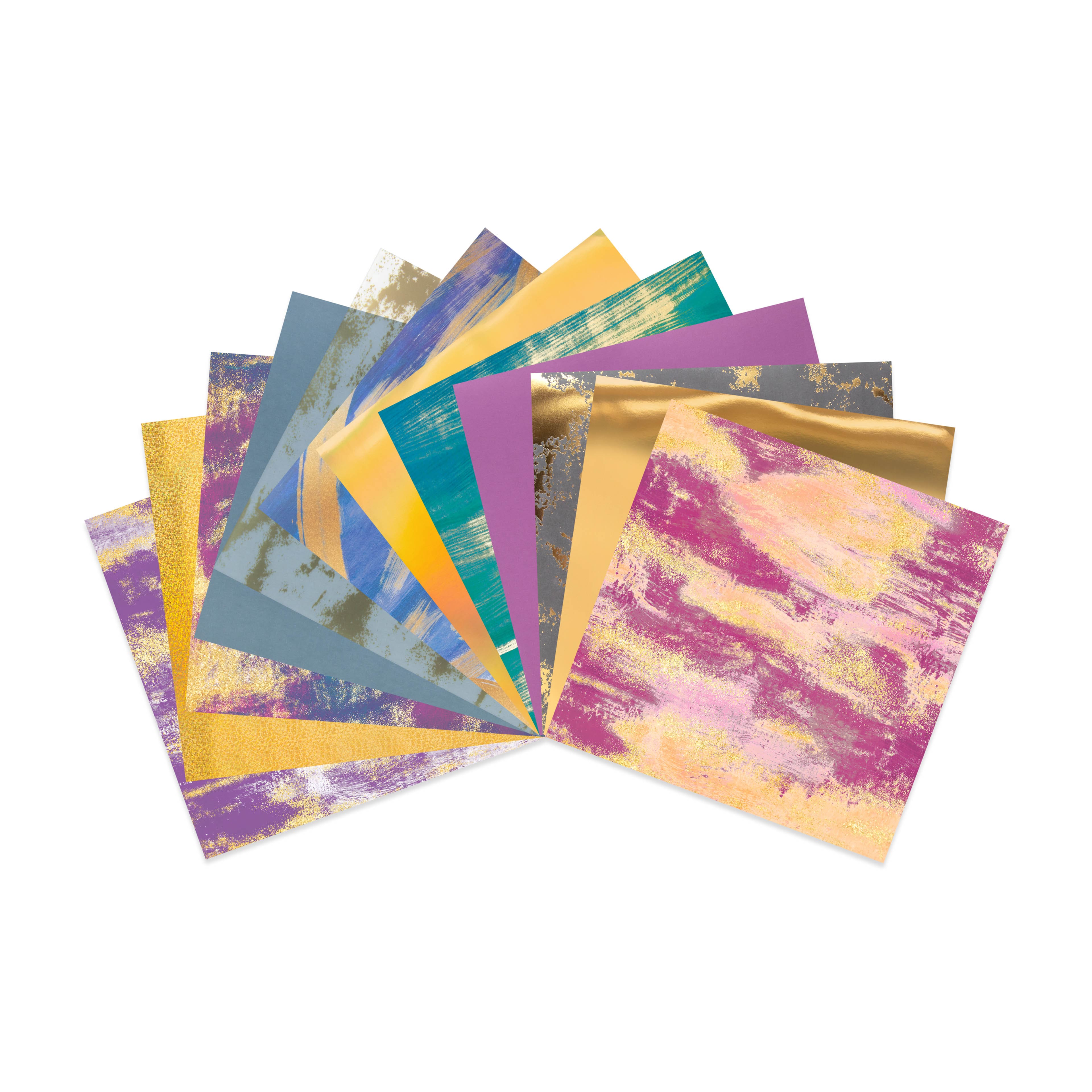 12&#x22; x 12&#x22; Glisten &#x26; Gleam Paper Pad by Recollections&#x2122;, 24 Sheets